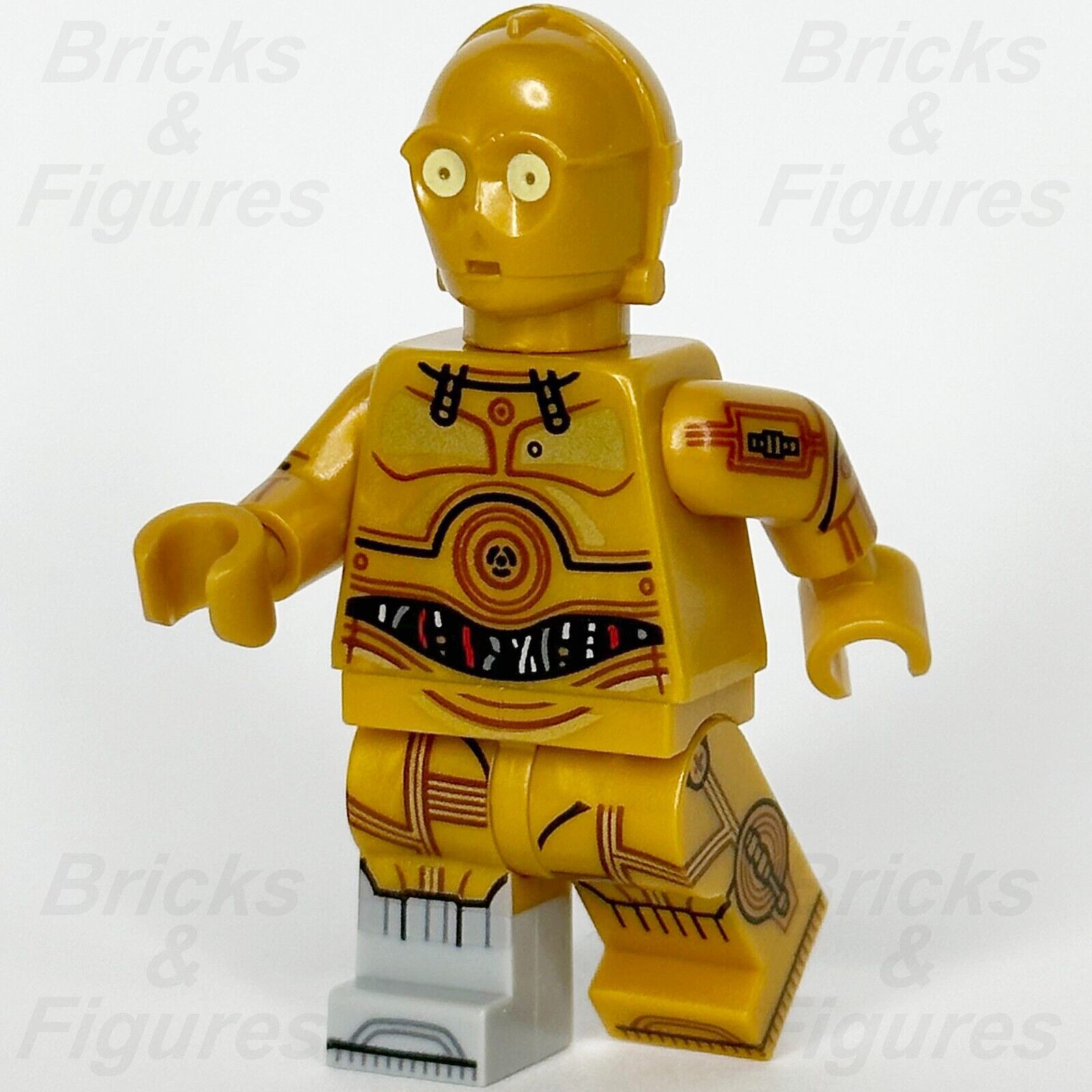 レゴ スターウォーズ C-3PO ミニフィギュア プロトコル ドロイド プリントされた腕と脚 75341 sw1209