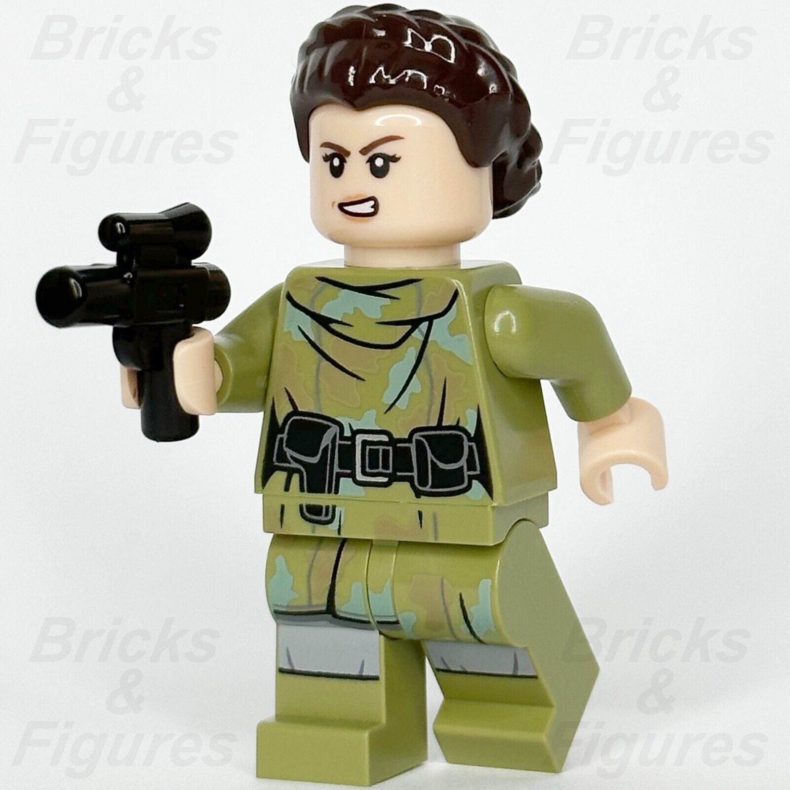 LEGO Star Wars Princess Leia Minifigure Olive Green Endor Outfit 75366