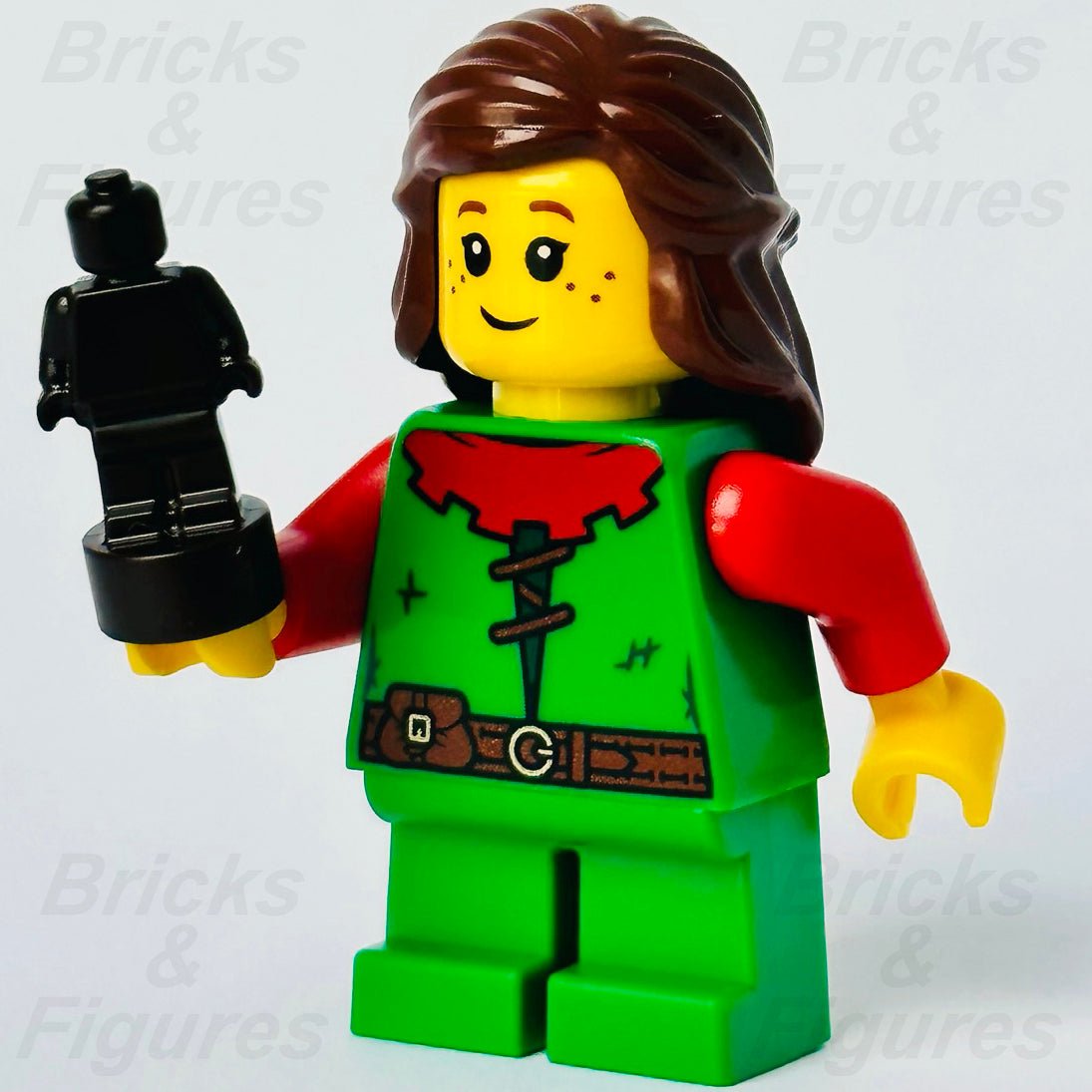 LEGO Forest Girl Castle Forestmen Minifigure with Statuette 10305 cas5