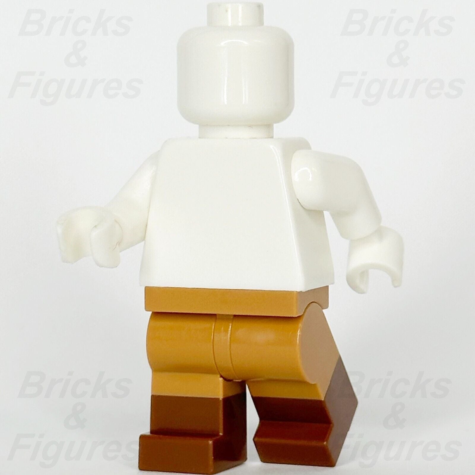 LEGO Medium Nougat Legs Minifigure Part Reddish Brown Boots 21344 970c00pb1023 - Bricks & Figures