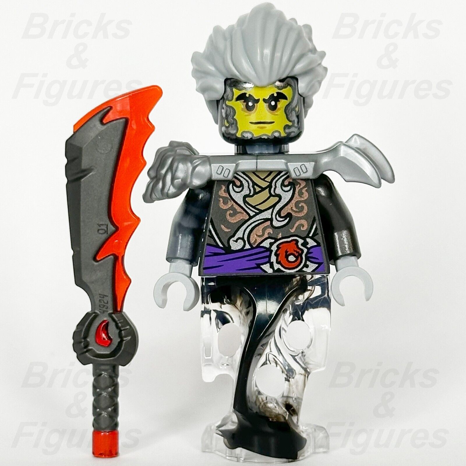 LEGO Ninjago Cinder Minifigure Dragons Rising Season 2 Smoke Legs 71818 njo901 - Bricks & Figures