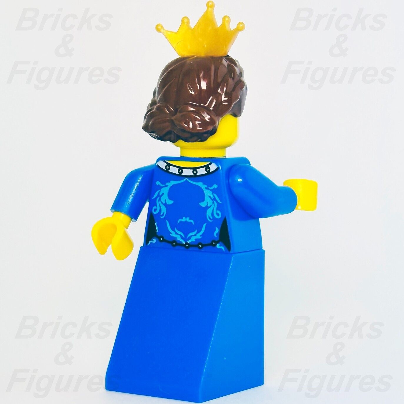 LEGO Castle Crown Queen Minifigure Fantasy Era Noble Blue Dress 7079 cas416