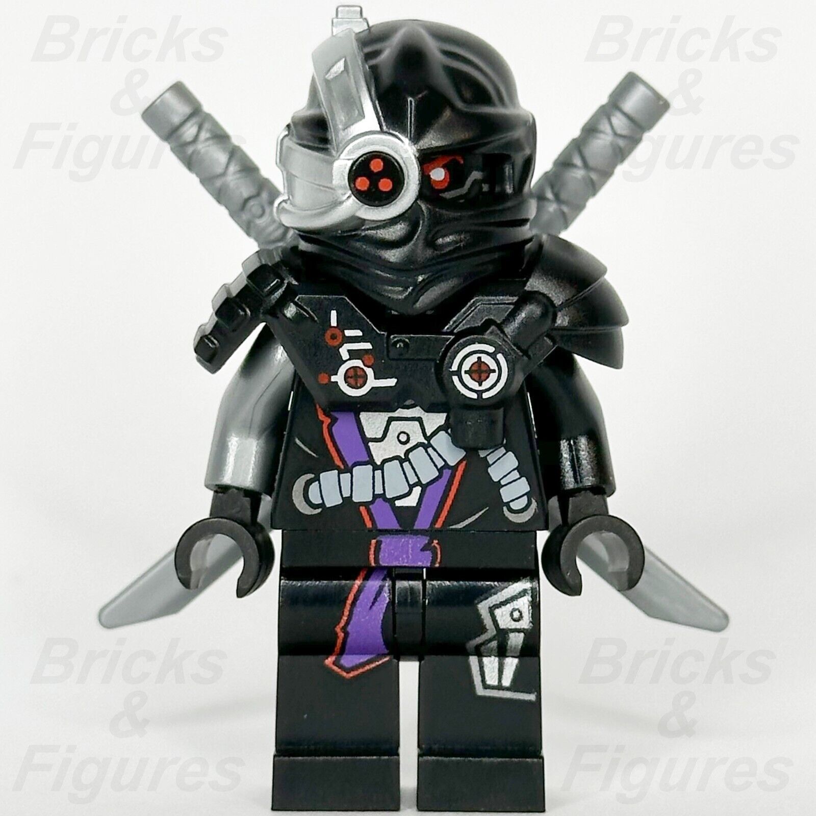 LEGO Ninjago General Cryptor Minifigure Rebooted Cyborg 70726 70721 70725 njo092 - Bricks & Figures