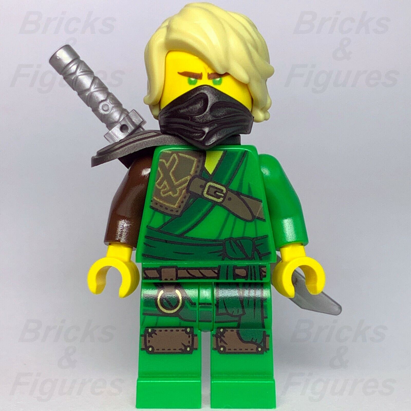 LEGO Ninjago Lloyd Garmadon Minifigure w/ Hair Green Ninja Master 70671 njo517