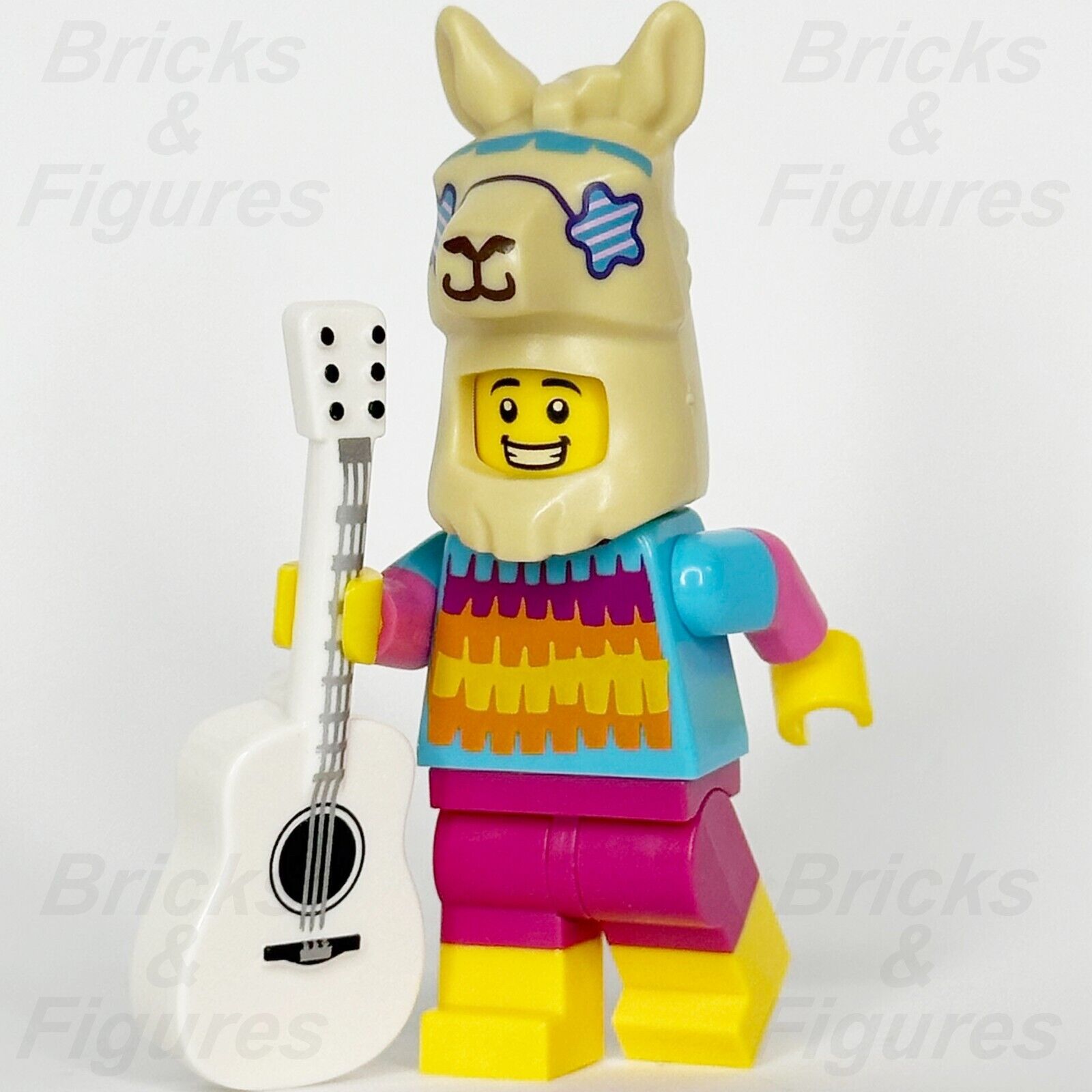 LEGO Llama Suit Guy Minifigure White Guitar Build-A-Minifigure BAM 2024 Party