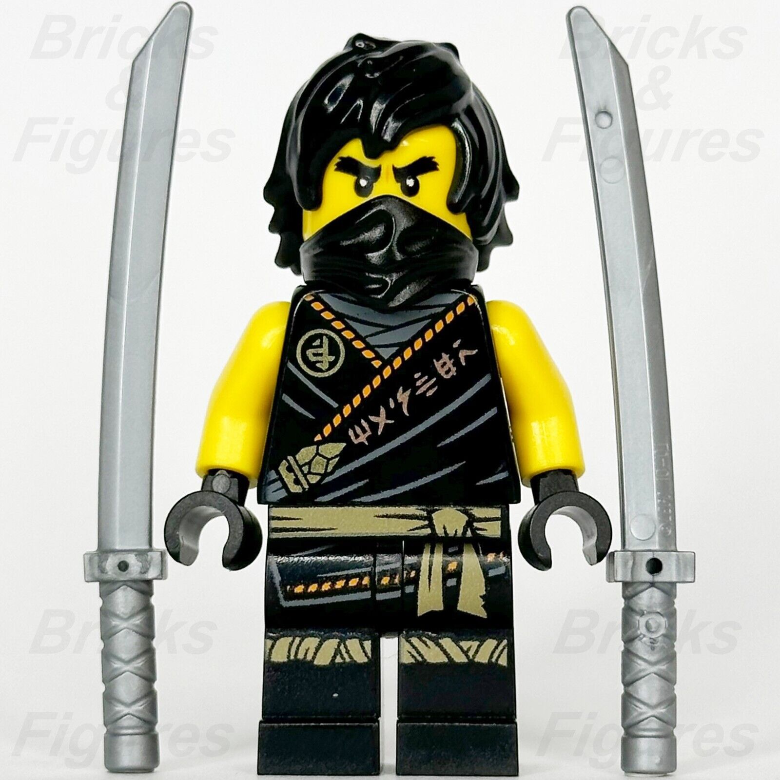 LEGO Ninjago Cole Minifigure Legacy Rebooted Black Ninja 'MASTER' 71736 njo575a