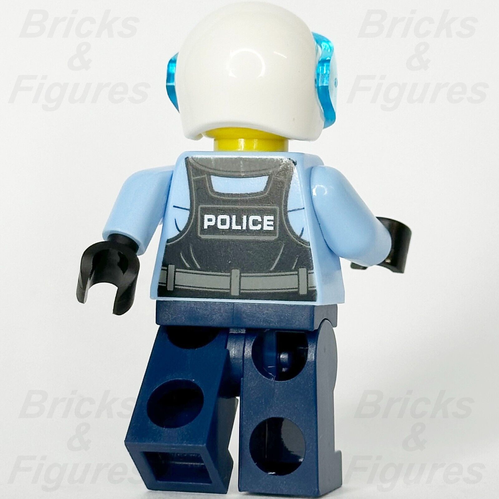 LEGO City Police Officer Rooky Partnur Minifigure Jet Pilot Town 60317 cty1374 - Bricks & Figures