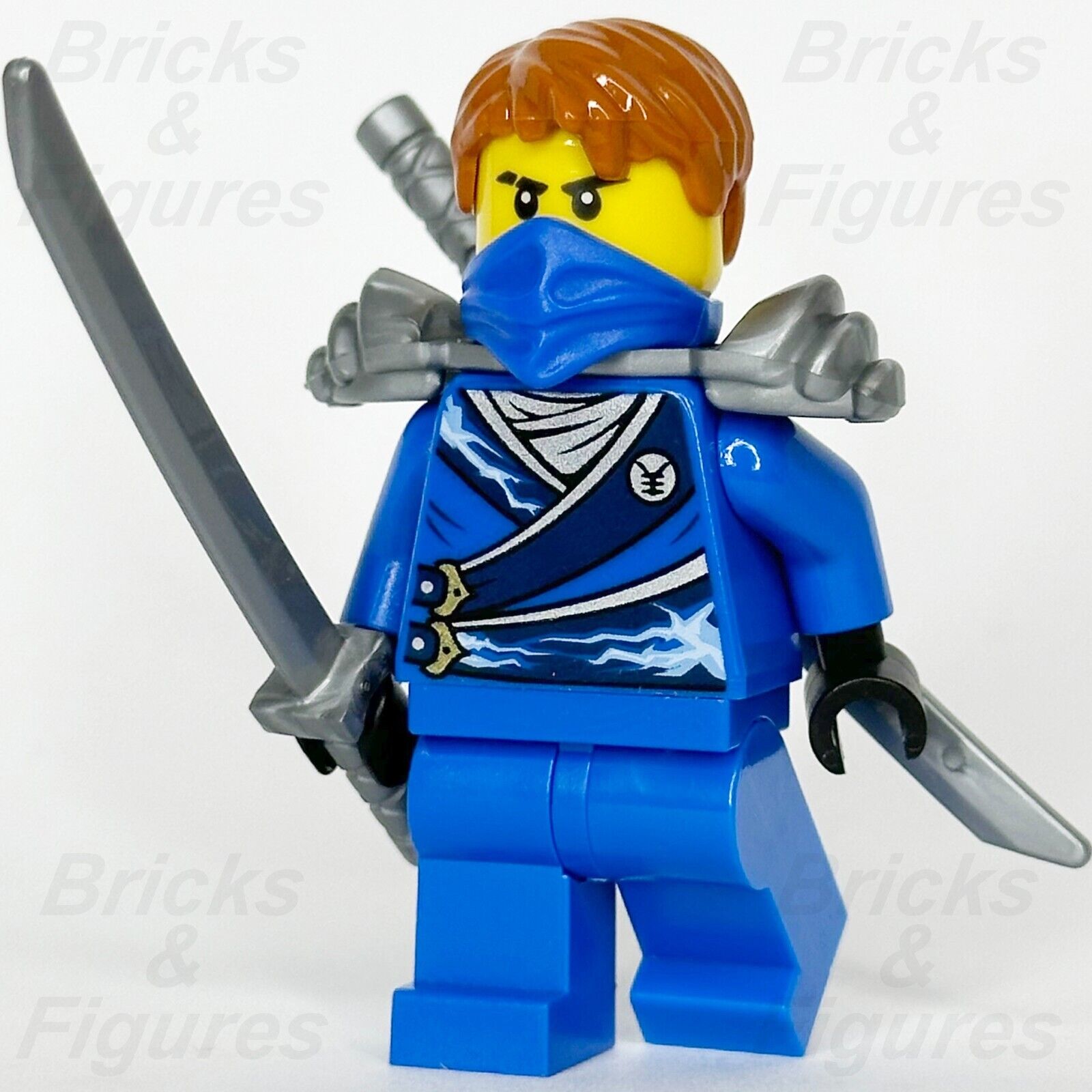 LEGO Ninjago Jay Minifigure Rebooted Techno Robe Lightning Ninja 70728 njo103 - Bricks & Figures