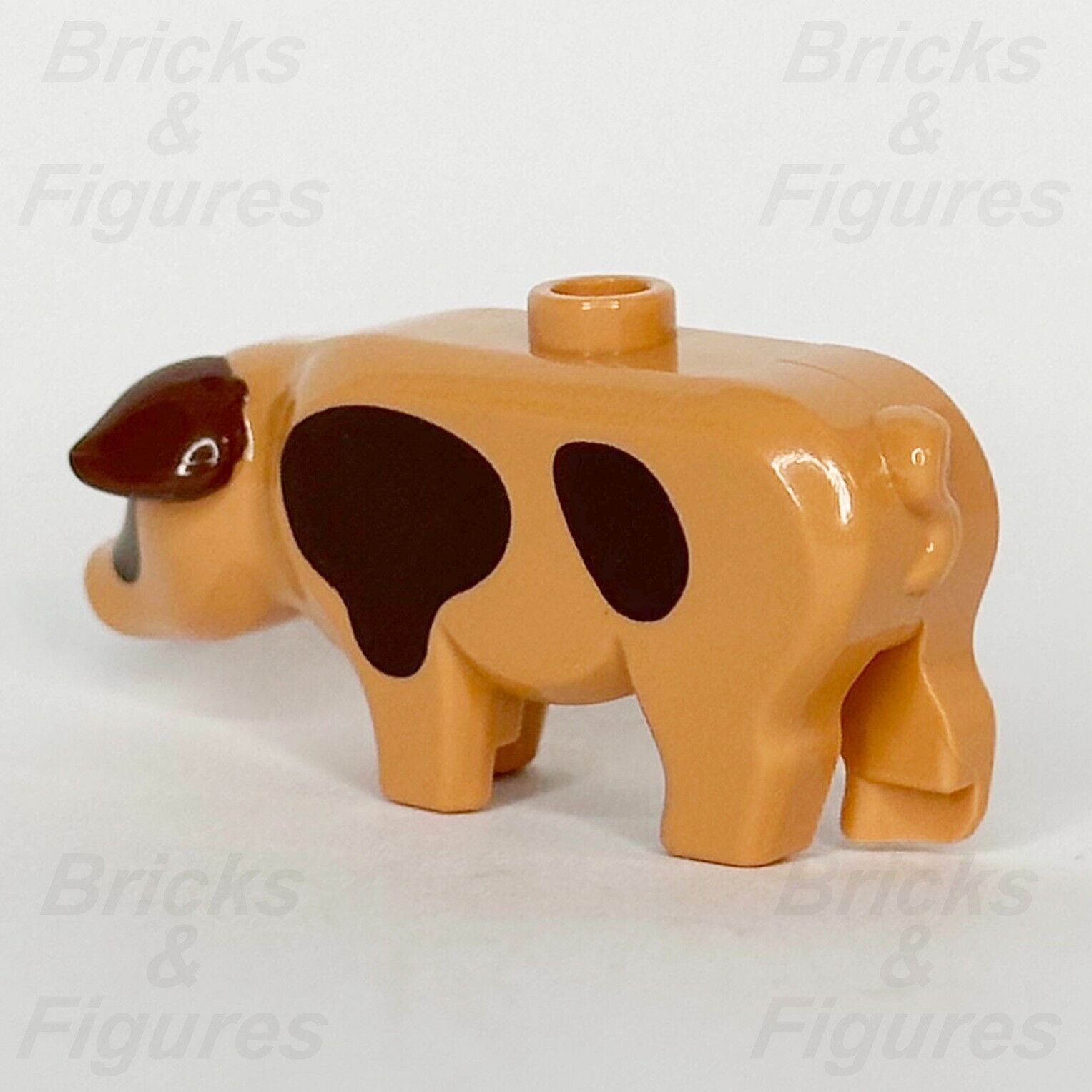 LEGO Pig Animal Minifigure Part Collectible Series 15 Spots Farm col15 87621pb03 - Bricks & Figures