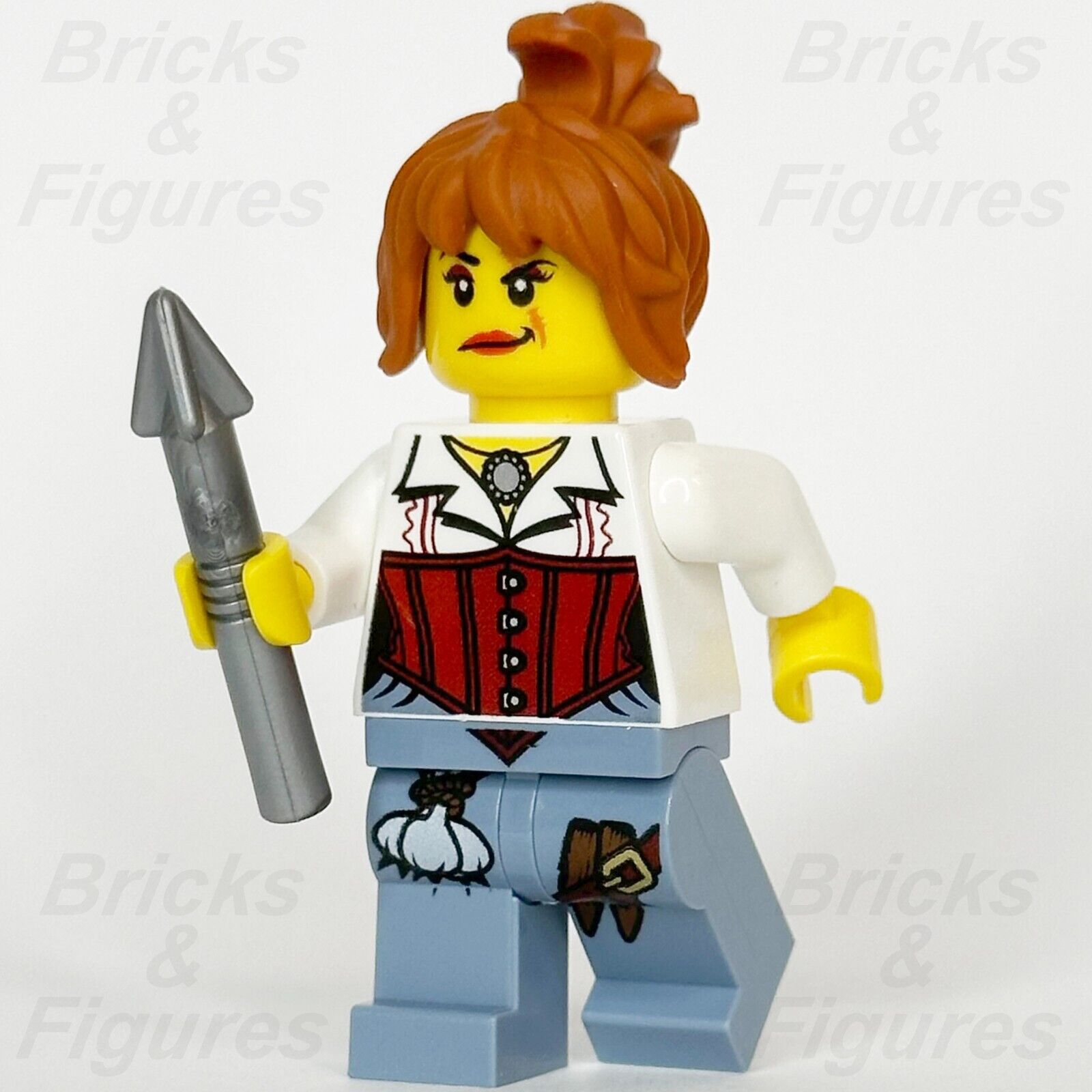 LEGO Monster Fighters Ann Lee Minifigure with Stake Accessory 9462 9467 mof002 - Bricks & Figures