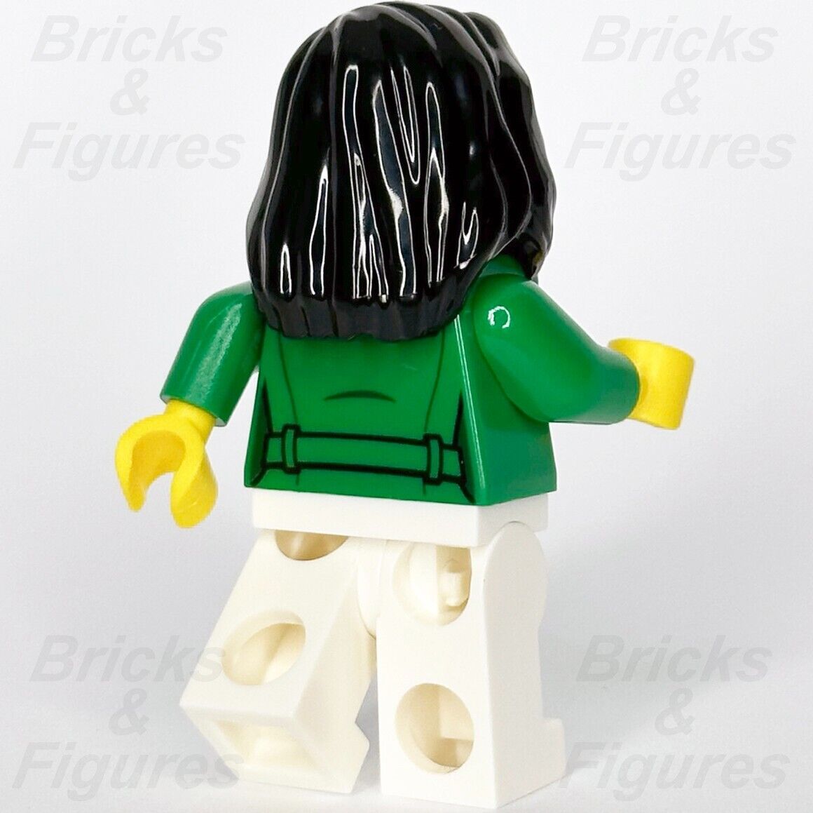 LEGO モンキーキッド フェイ ミニフィギュア グリーンジャケット ロングブラックヘアネックレス 80023 mk055