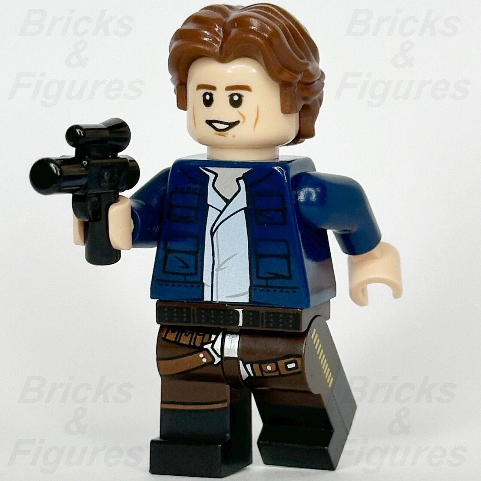 LEGO Star Wars Han Solo Minifigure Printed Dual Moulded Legs Pilot 75222 sw0976 - Bricks & Figures