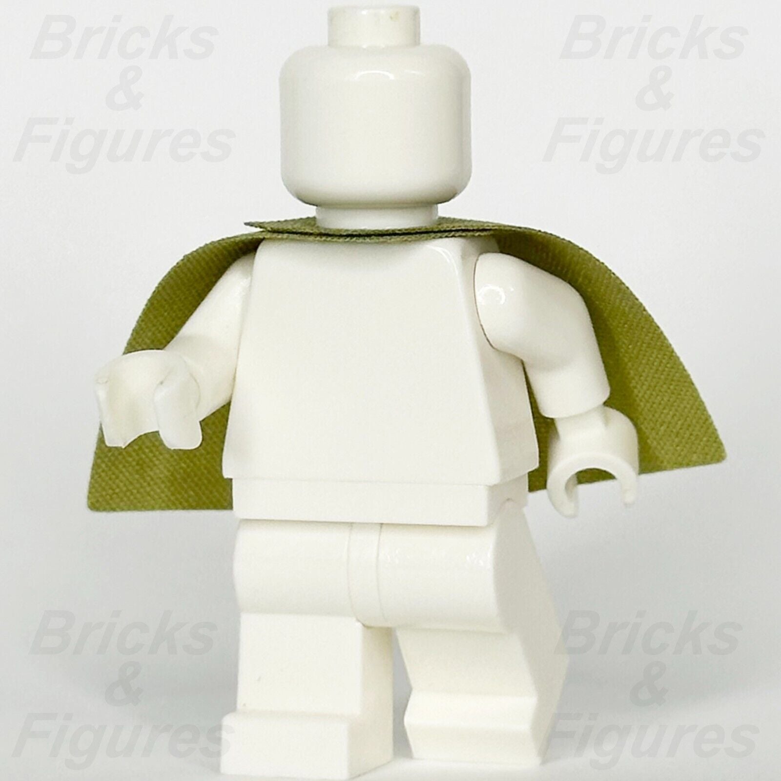 LEGO Minifigure Cape Cloth Part Olive Green Very Short Body Wear Fabric 99464 - Bricks & Figures