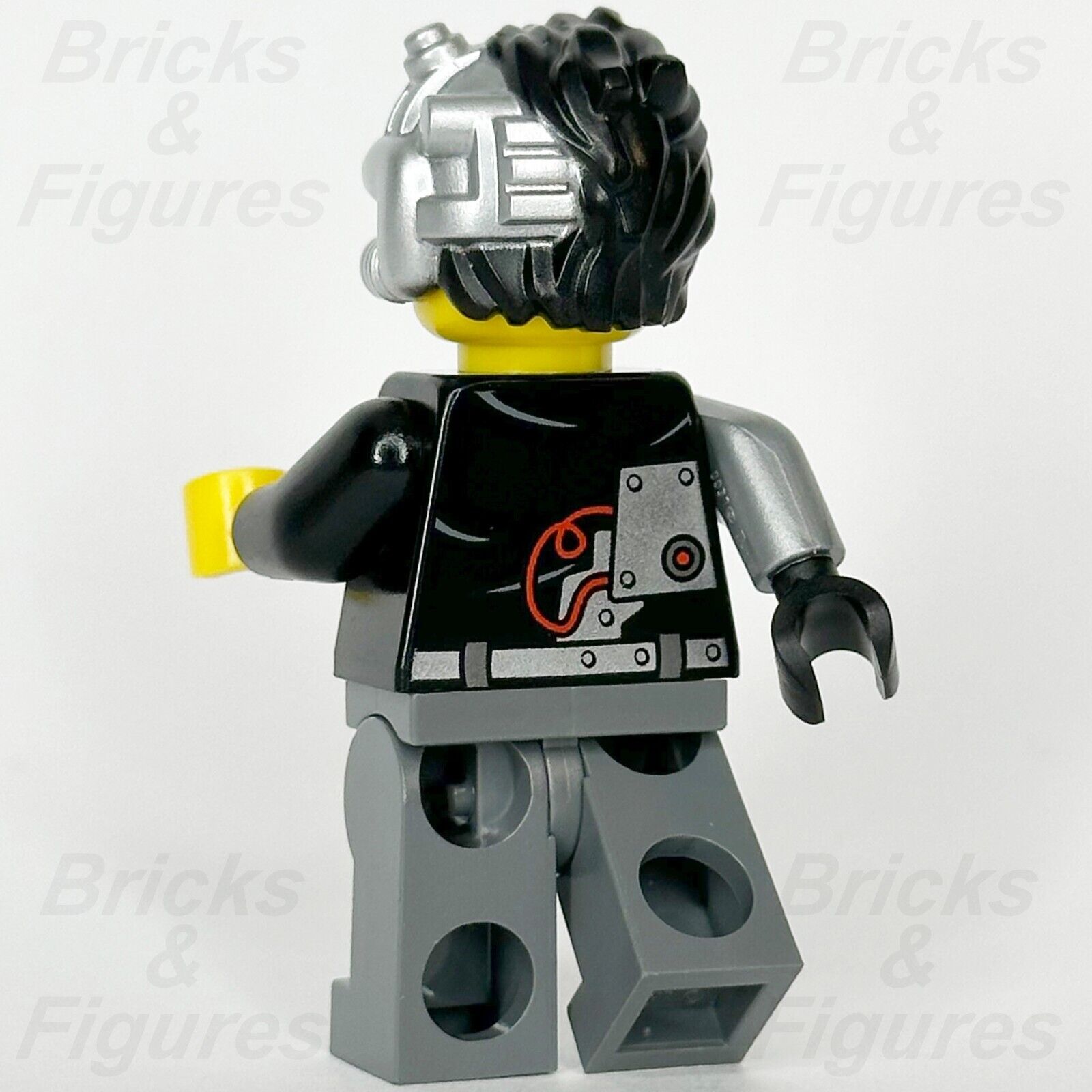 LEGO Ninjago Cyrus Borg Minifigure OverBorg Rebooted Cyborg 70722 njo088 Minifig