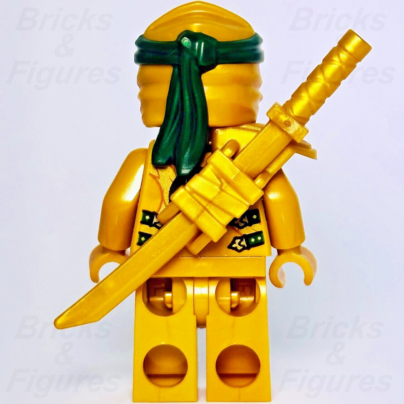 LEGO Ninjago Lloyd Golden Ninja Minifigure Legacy Scabbard Garmadon 71702 njo654