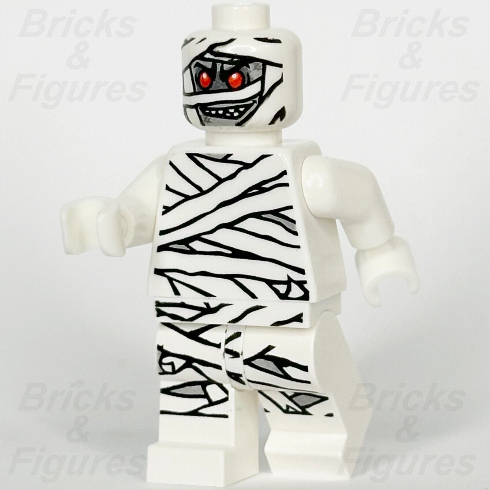 LEGO Monster Fighters Mummy Minifigure Non-Glow in the DARK White 9462 mof001a - Bricks & Figures