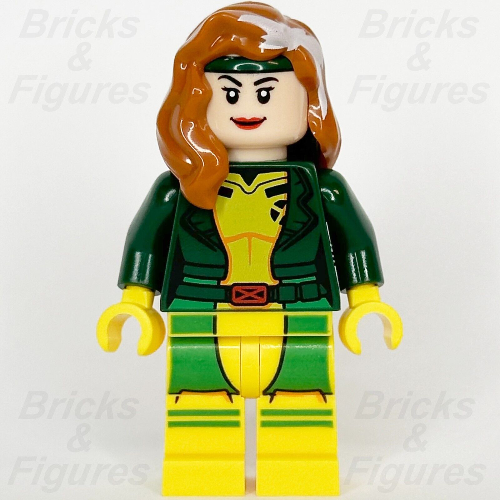 LEGO Super Heroes Rogue Minifigure X-Men Marvel Anna Marie LeBeau 76281 sh942 - Bricks & Figures