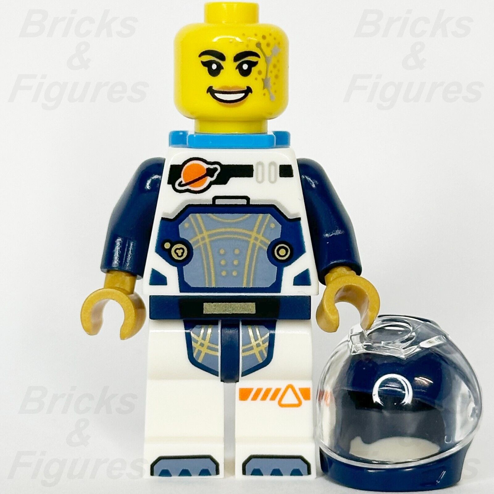 LEGO City Astronaut Female Minifigure Dark Blue Helmet 60441 60430 60439 cty1692