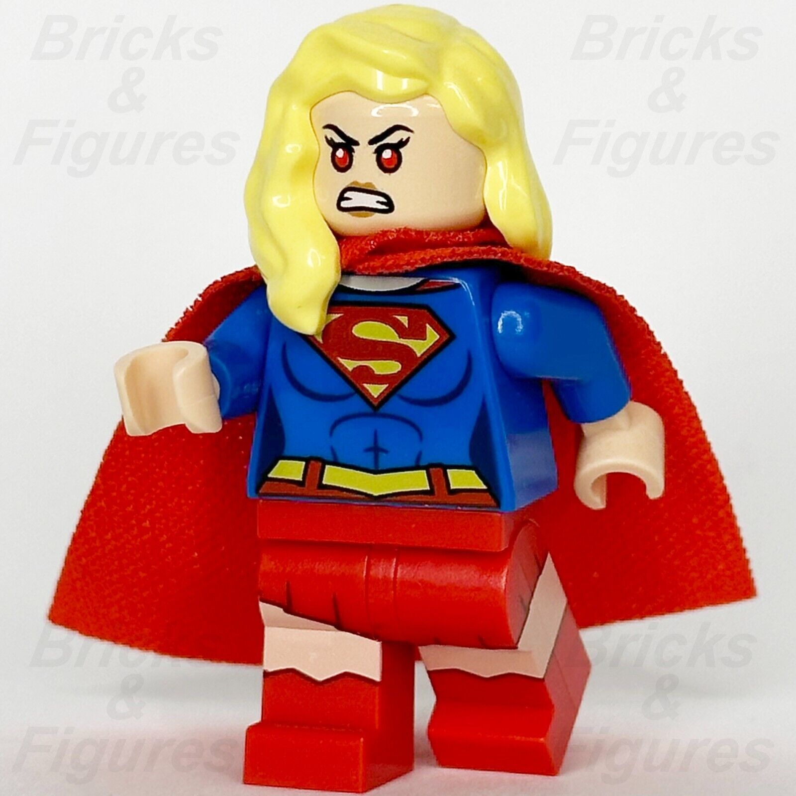 LEGO Super Heroes Supergirl Minifigure Justice League Kara Kent DC 76040 sh0157 - Bricks & Figures