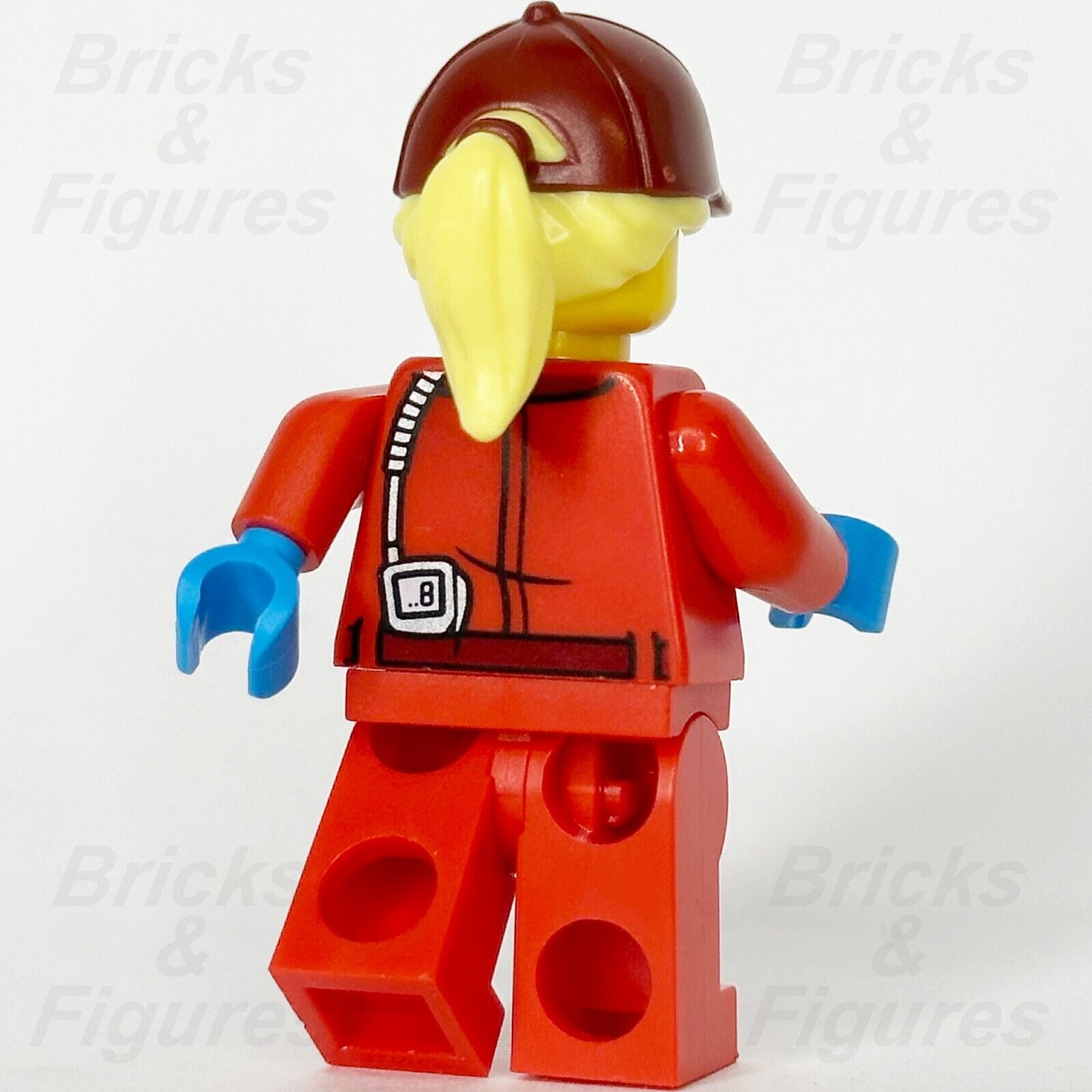 LEGO シティ クルック ビッグ ベティ ミニフィギュア ポリス レッド ジャケット ID タグ 60317 cty1378