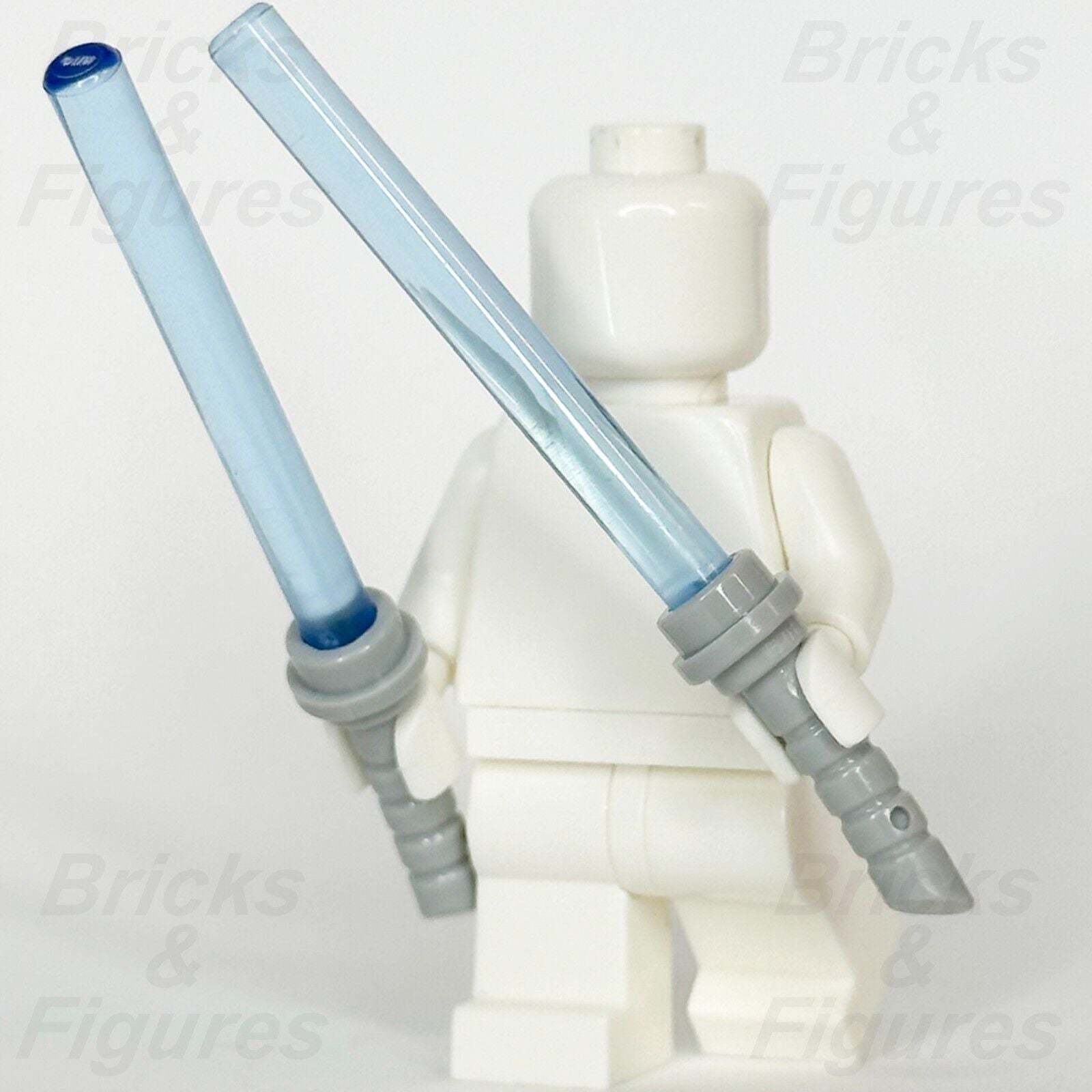 LEGO Star Wars Ahsoka Tano Lightsaber Minifigure Part Curved 75158 61199 x 2 - Bricks & Figures