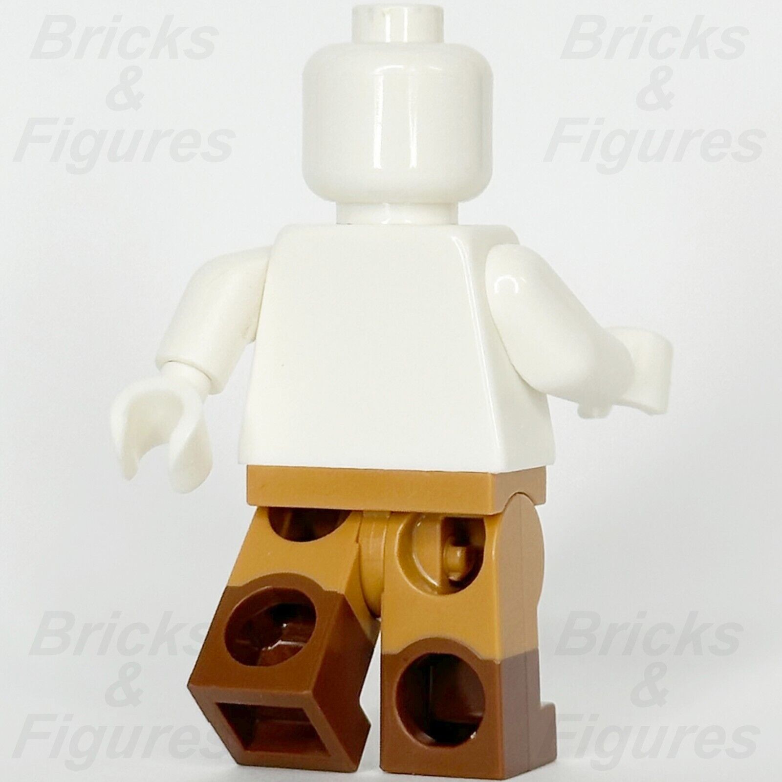 LEGO Medium Nougat Legs Minifigure Part Reddish Brown Boots 21344 970c00pb1023 - Bricks & Figures