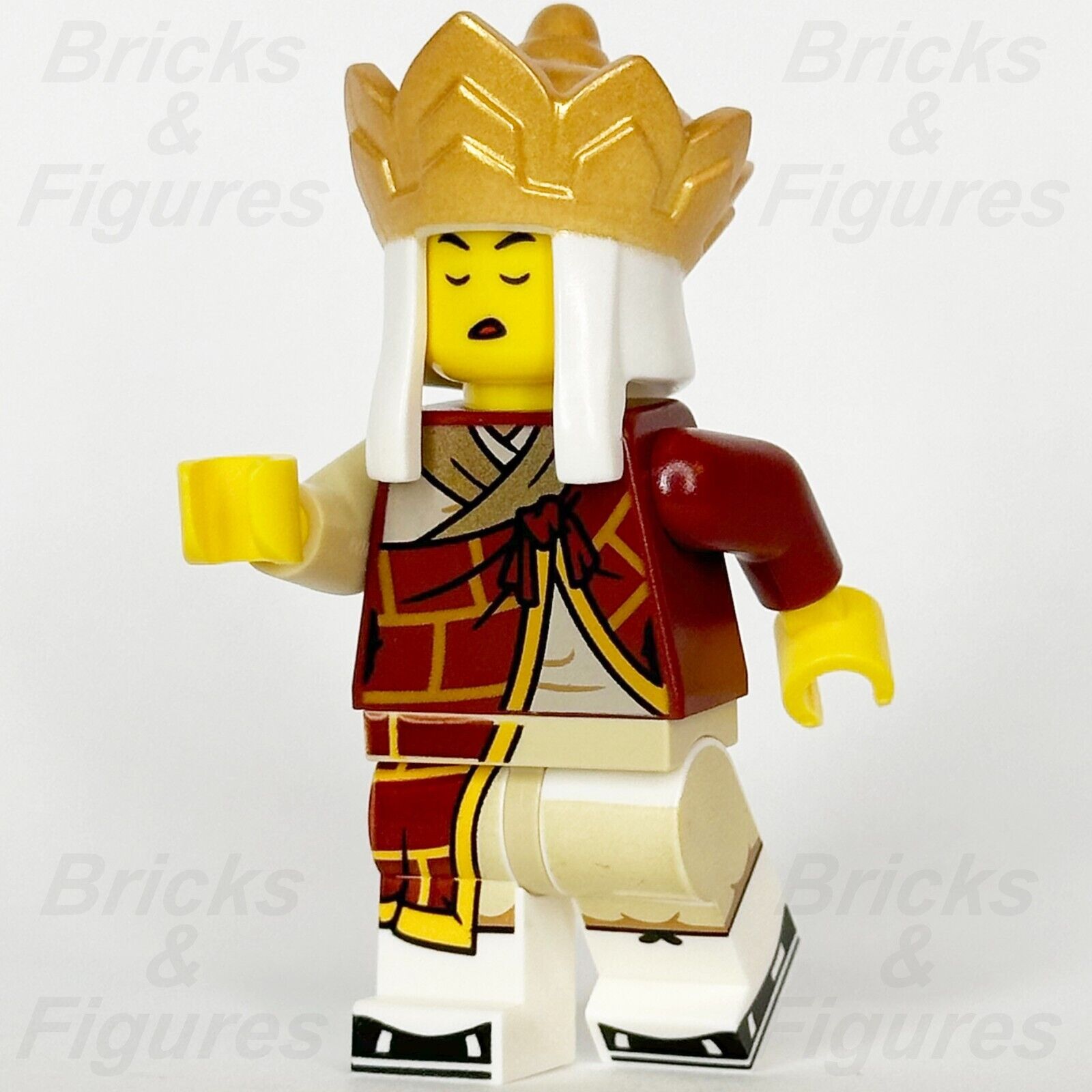 LEGO Monkie Kid Mr. Tang Minifigure Dark Red Robe Gold Headdress 80045 mk120