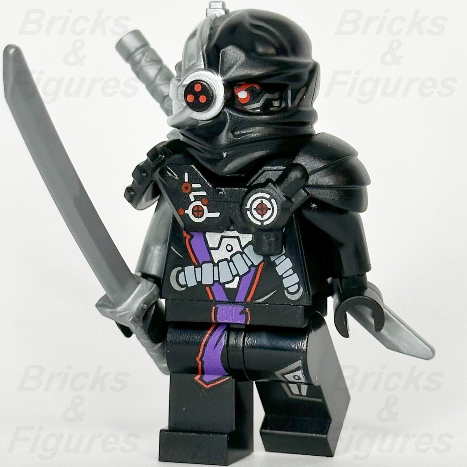 LEGO Ninjago General Cryptor Minifigure Rebooted Cyborg 70726 70721 70725 njo092 - Bricks & Figures