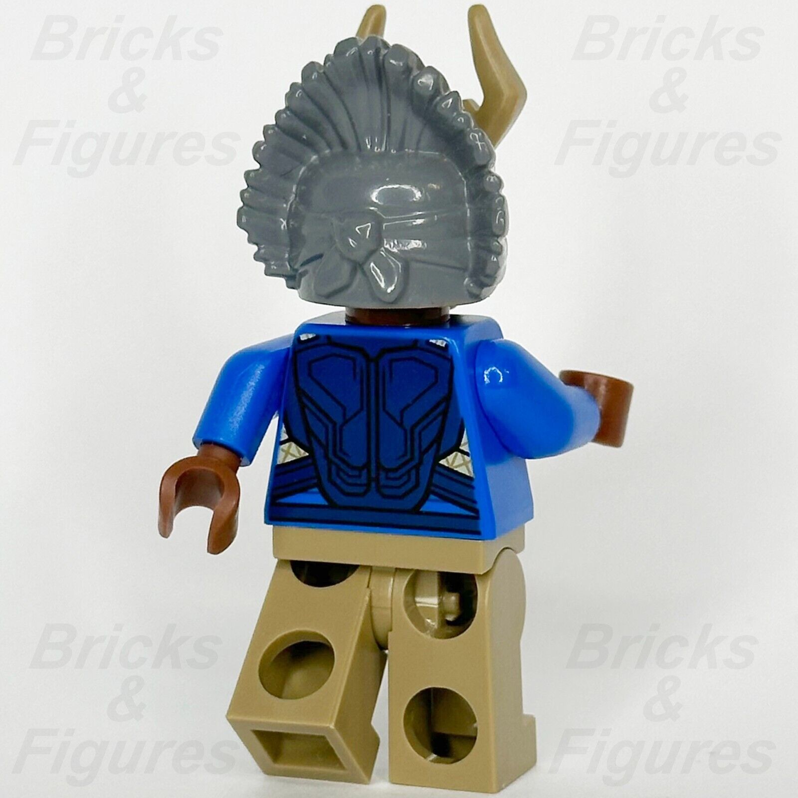 LEGO Super Heroes Erik Killmonger Minifigure Black Panther Mask 76100 sh0469