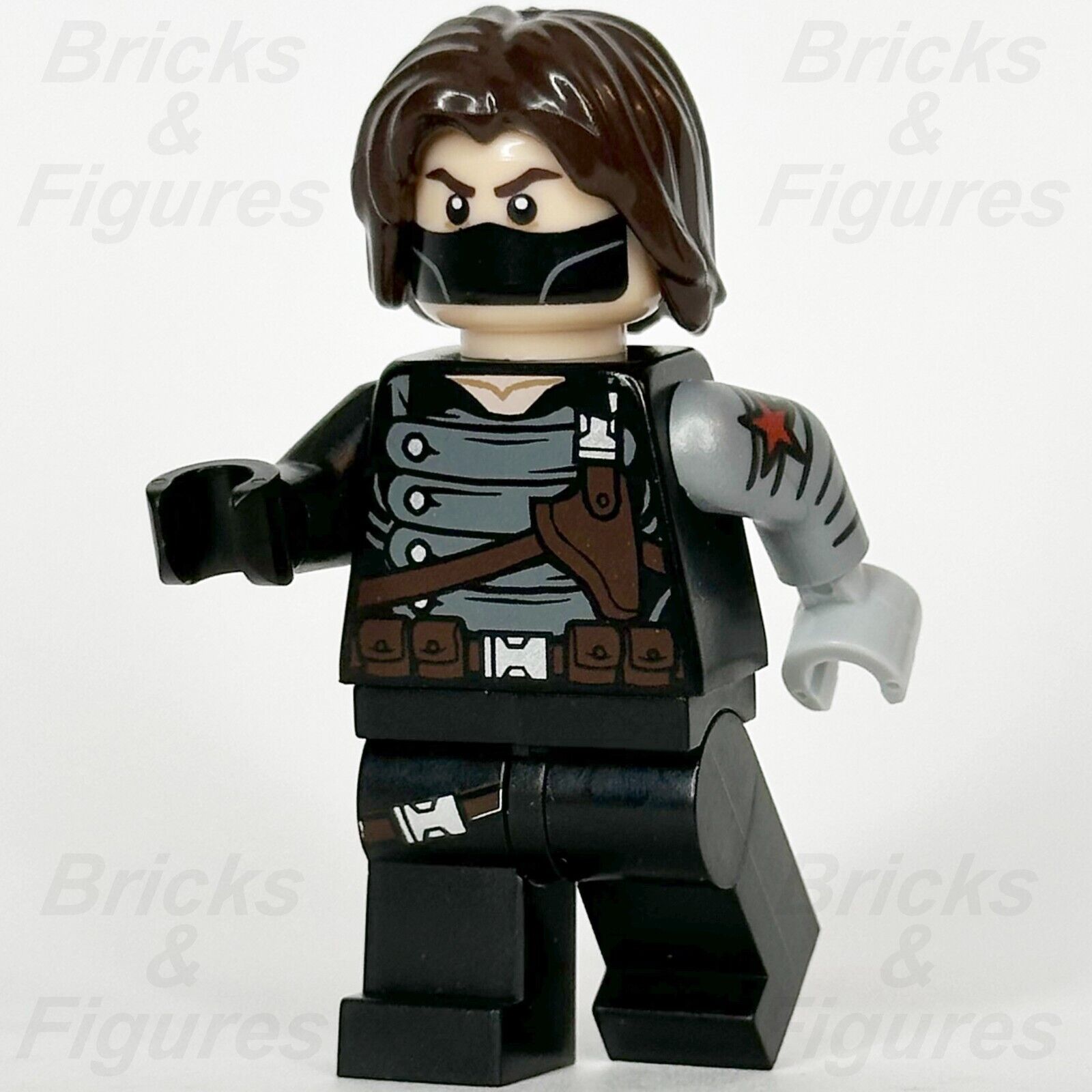LEGO Super Heroes Winter Soldier Minifigure Bucky Barnes Marvel 5002943 sh181