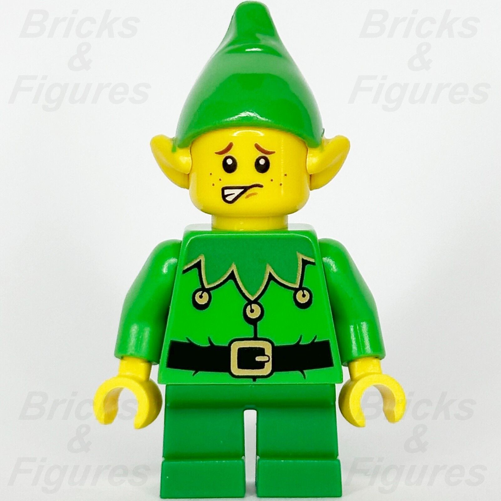 LEGO Holiday & Event Elf Minifigure Christmas with Freckles 10275 hol204 Xmas - Bricks & Figures