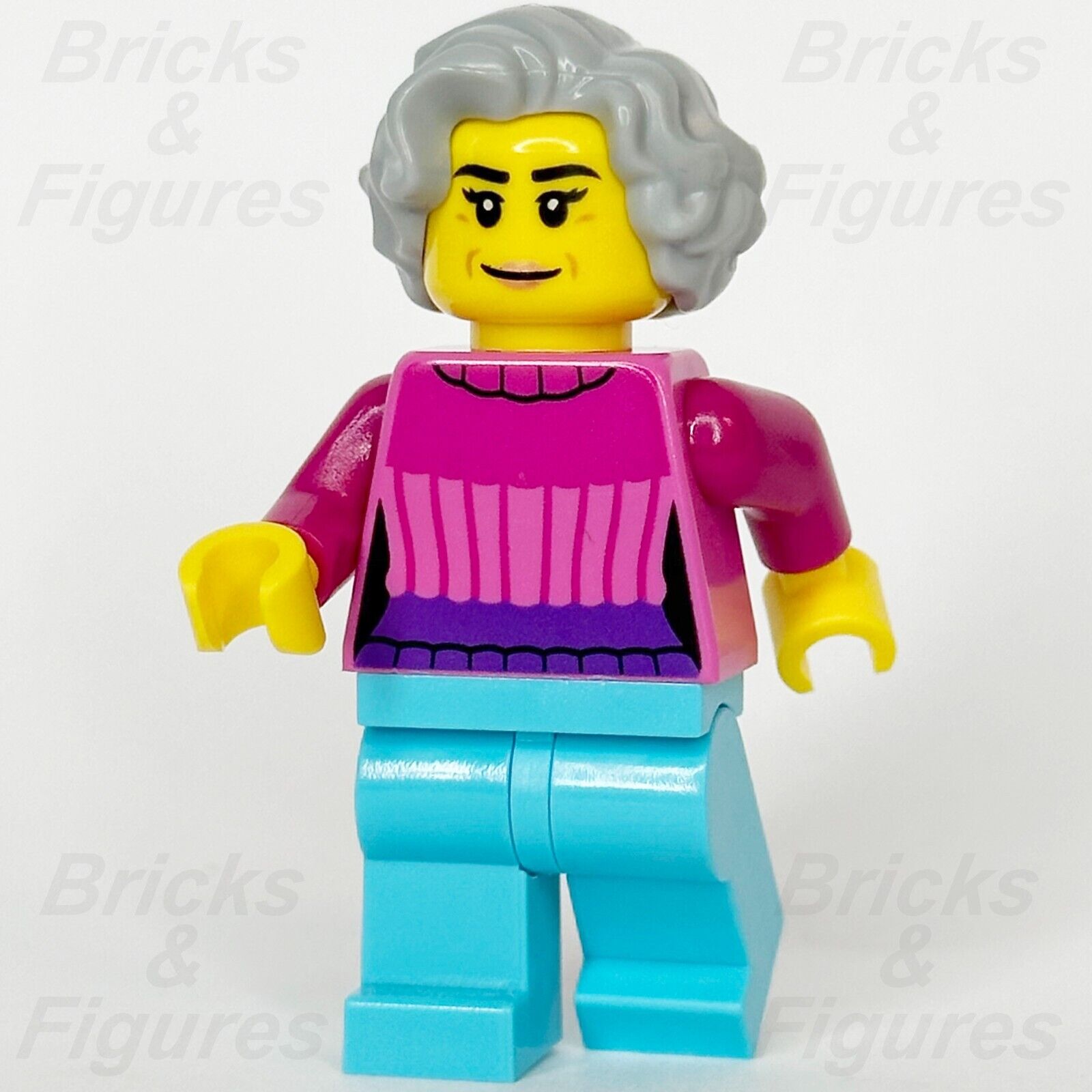 LEGO City Apartment Building Resident Minifigure Grandmother 60365 cty1622 - Bricks & Figures