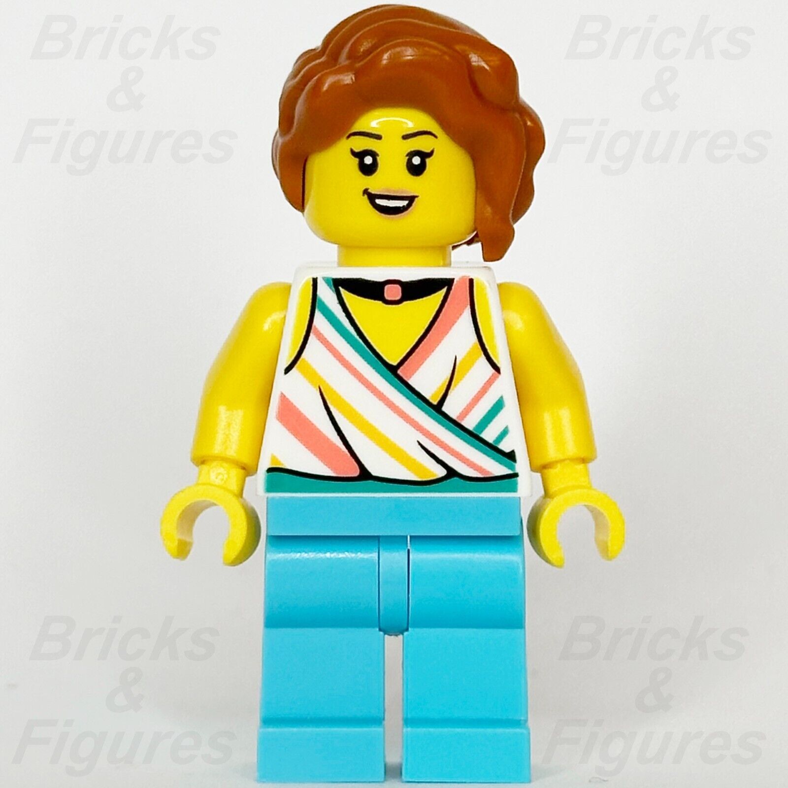 LEGO City Plane Passenger Minifigure Female Traveller Minifig Town 60367 cty1681 - Bricks & Figures