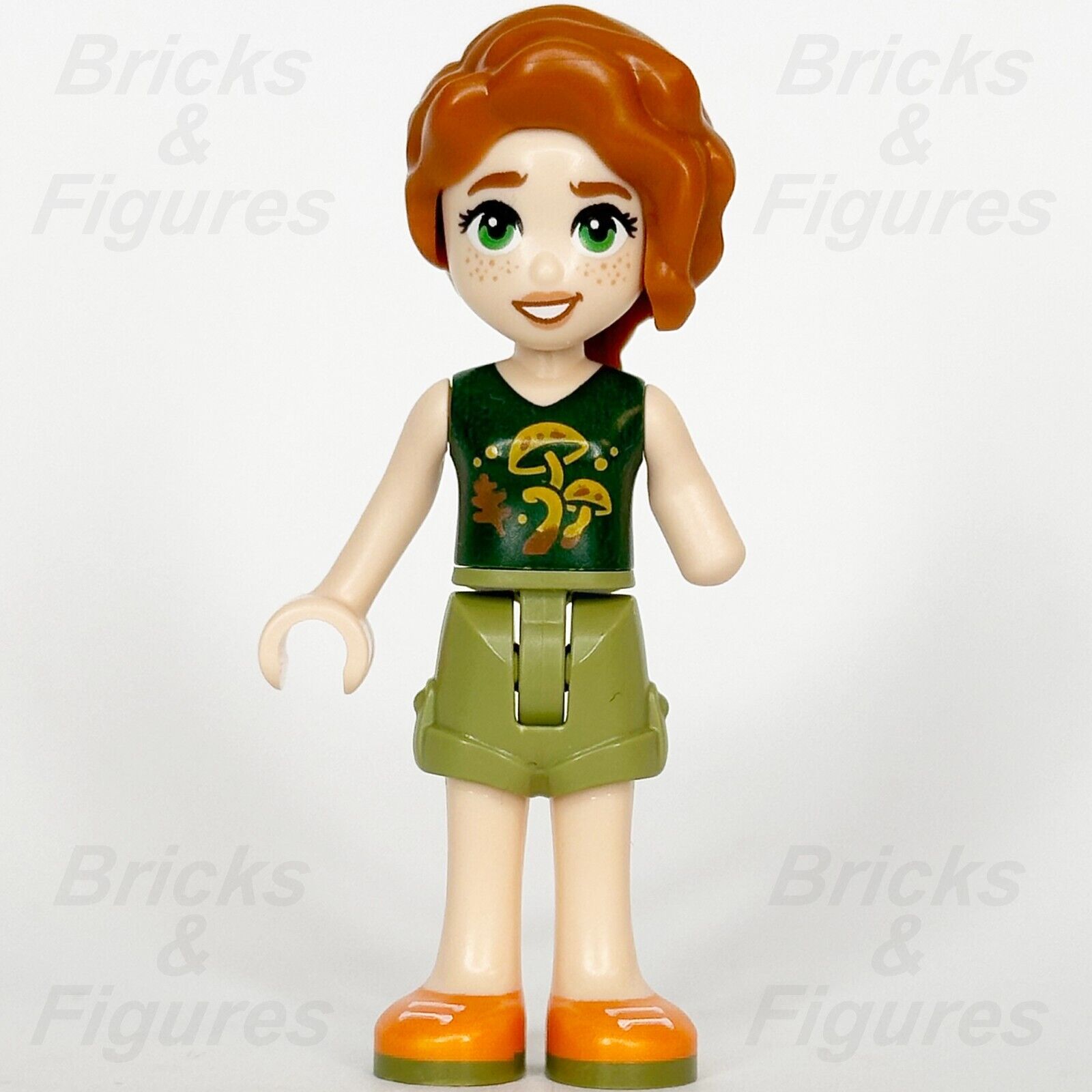 LEGO Friends Autumn Minifigure Mushroom Top Orange Shoes 41726 41729 frnd576 - Bricks & Figures