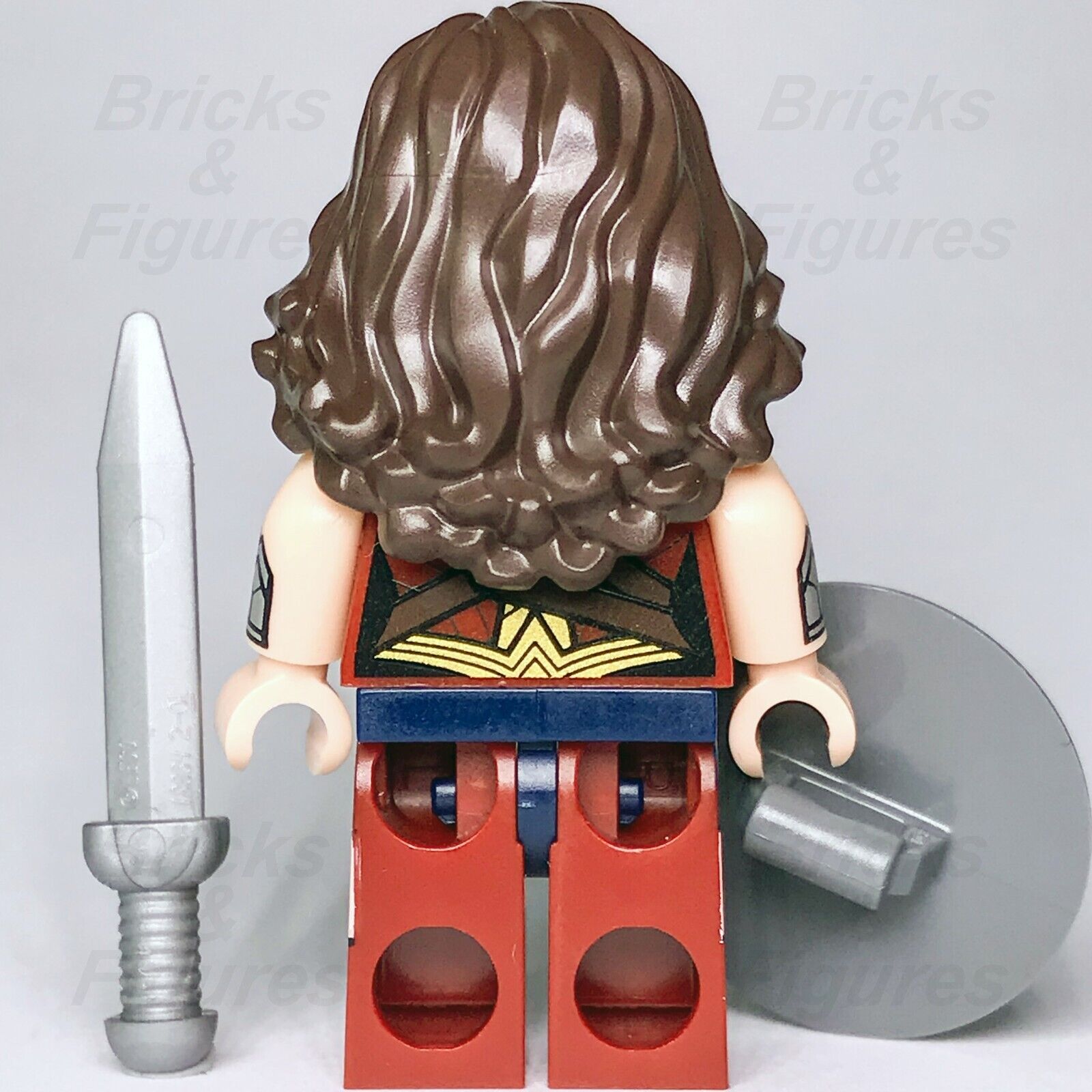 LEGO Super Heroes Wonder Woman Minifigure DC Sword & Shield 76087 76046 sh221 - Bricks & Figures