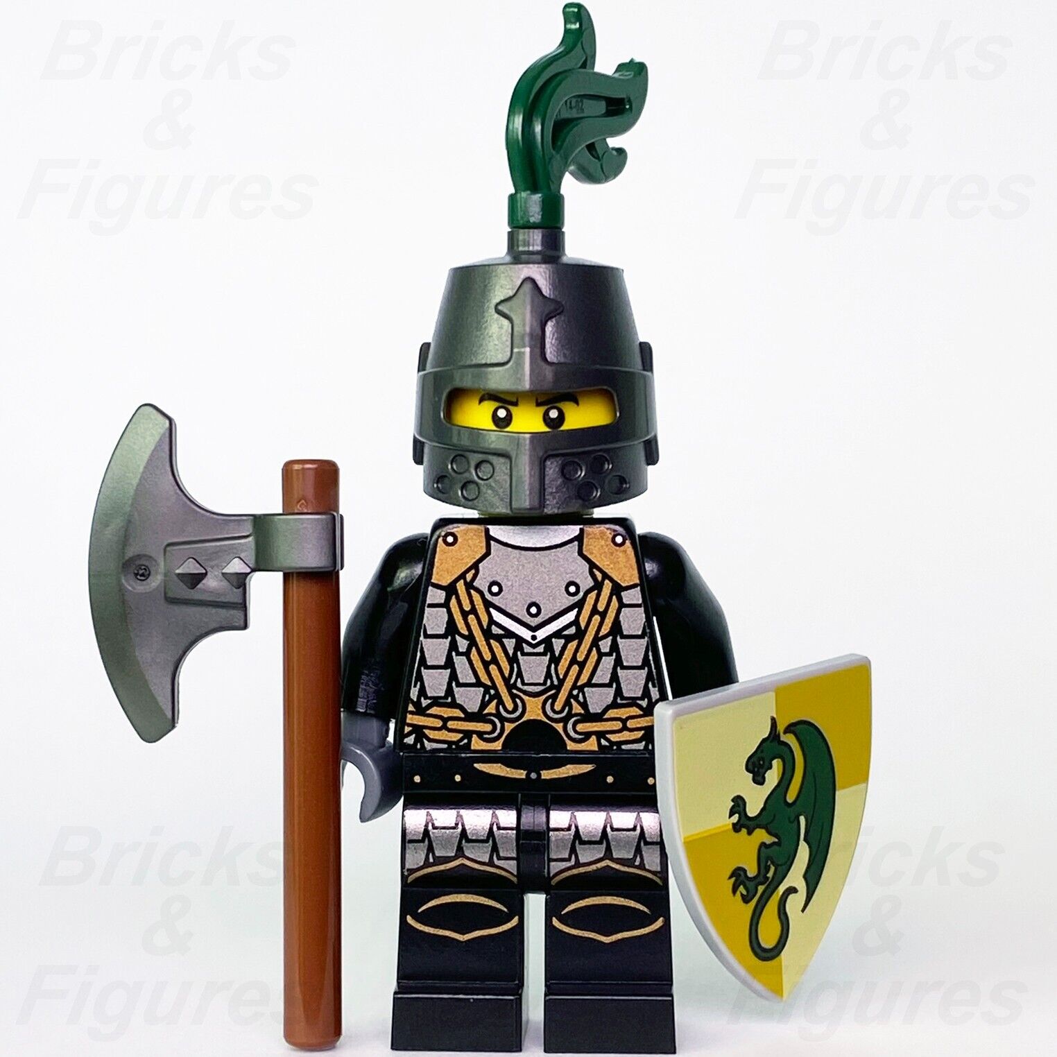 LEGO Castle Dragon Knight Minifigure Kingdoms Scale Mail 6918 853373 cas493 - Bricks & Figures