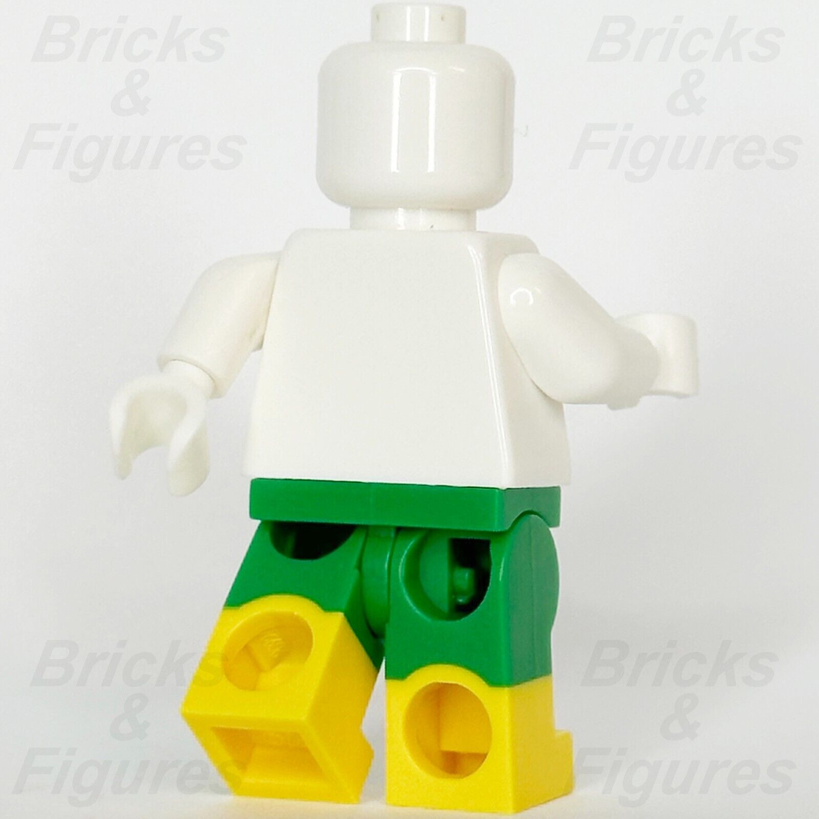 LEGO Green & Yellow Legs Minifigure Part Lower Molded Boots 970c00pb0575 60153 - Bricks & Figures