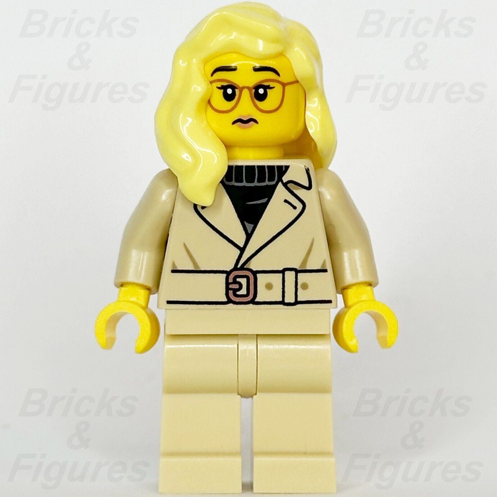 LEGO City Tourist Minifigure Female with Tan Jacket & Glasses 60380 cty1654 - Bricks & Figures