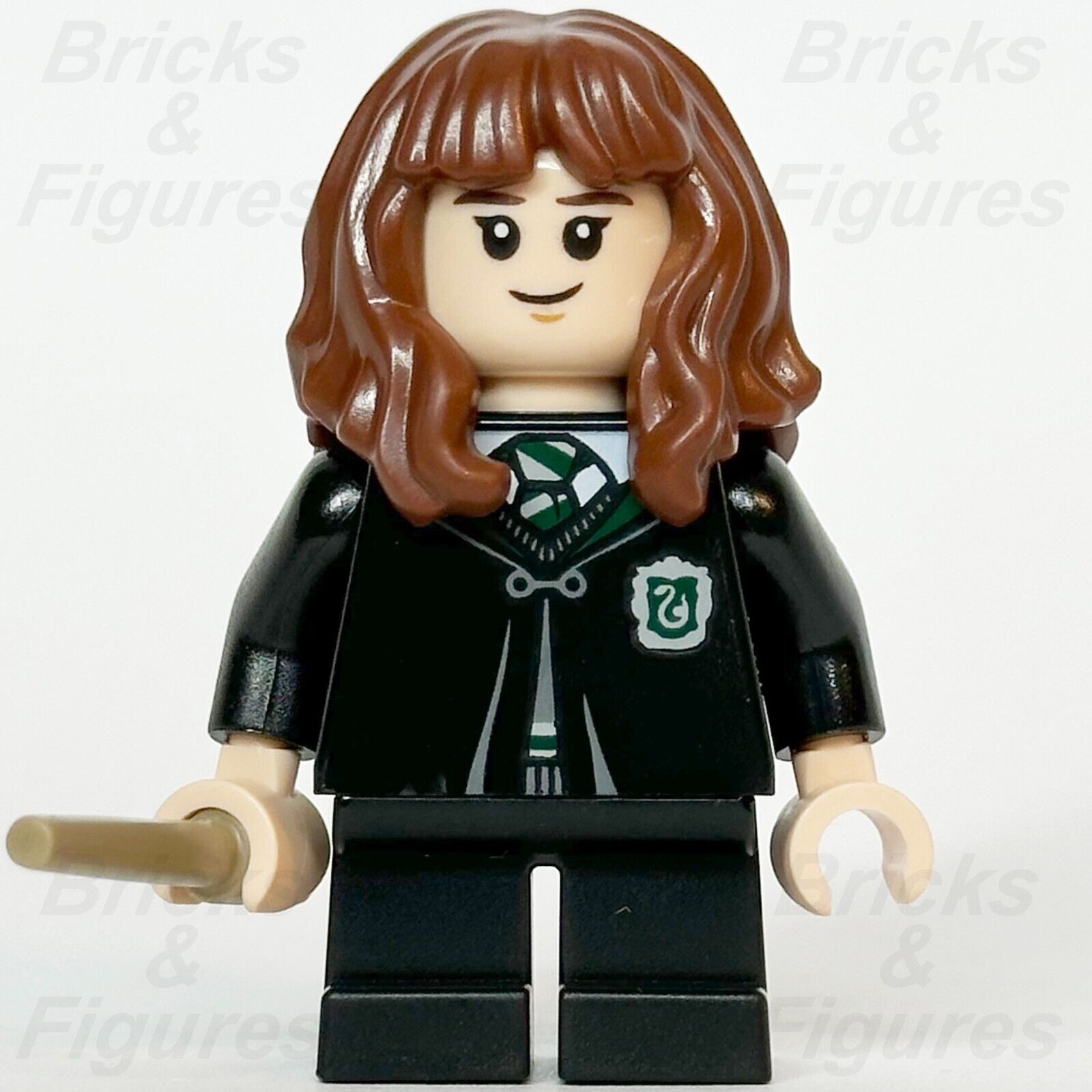 LEGO Harry Potter Hermione Granger Minifigure Slytherin Robe Witch 76386 hp286