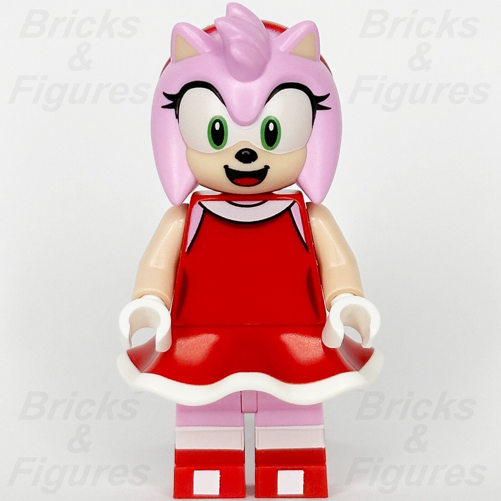 LEGO Amy Rose Minifigure Sonic the Hedgehog Red Dress 76992 76994 son005 - Bricks & Figures