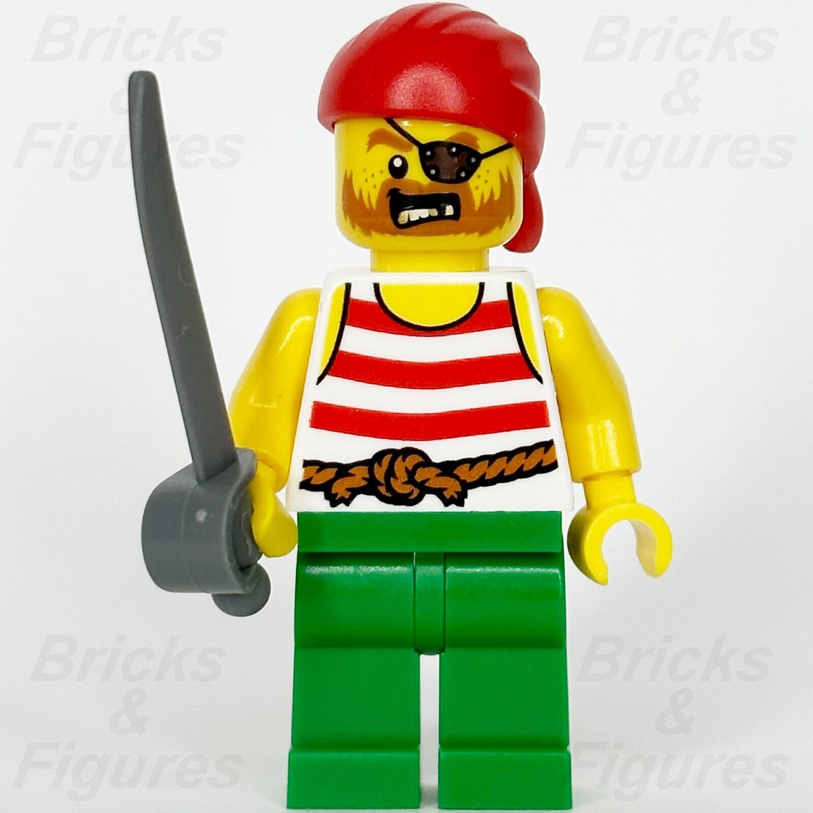LEGO Pirate Minifigure Red Bandana Icons Pirates Imperial Soldiers 10320 pi190 - Bricks & Figures