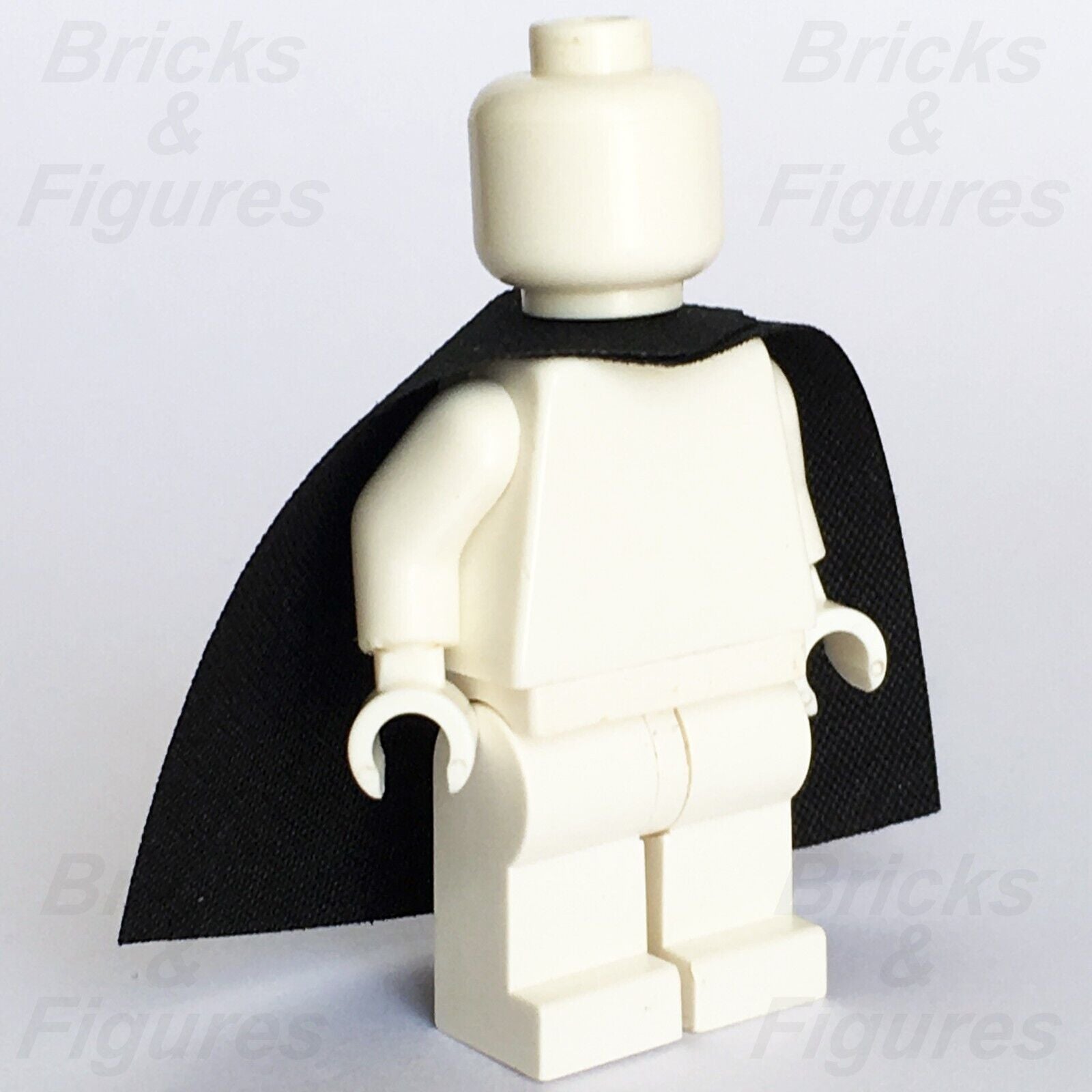 LEGO Black Minifigure Cape x 2 Cloth Traditional Starched Body Wear Part 522 - Bricks & Figures