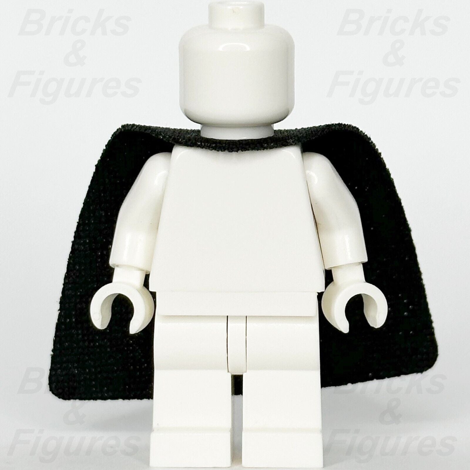 LEGO Black Minifigure Cape Cloth Spongy Body Wear Part Single Top Hole 37046 - Bricks & Figures