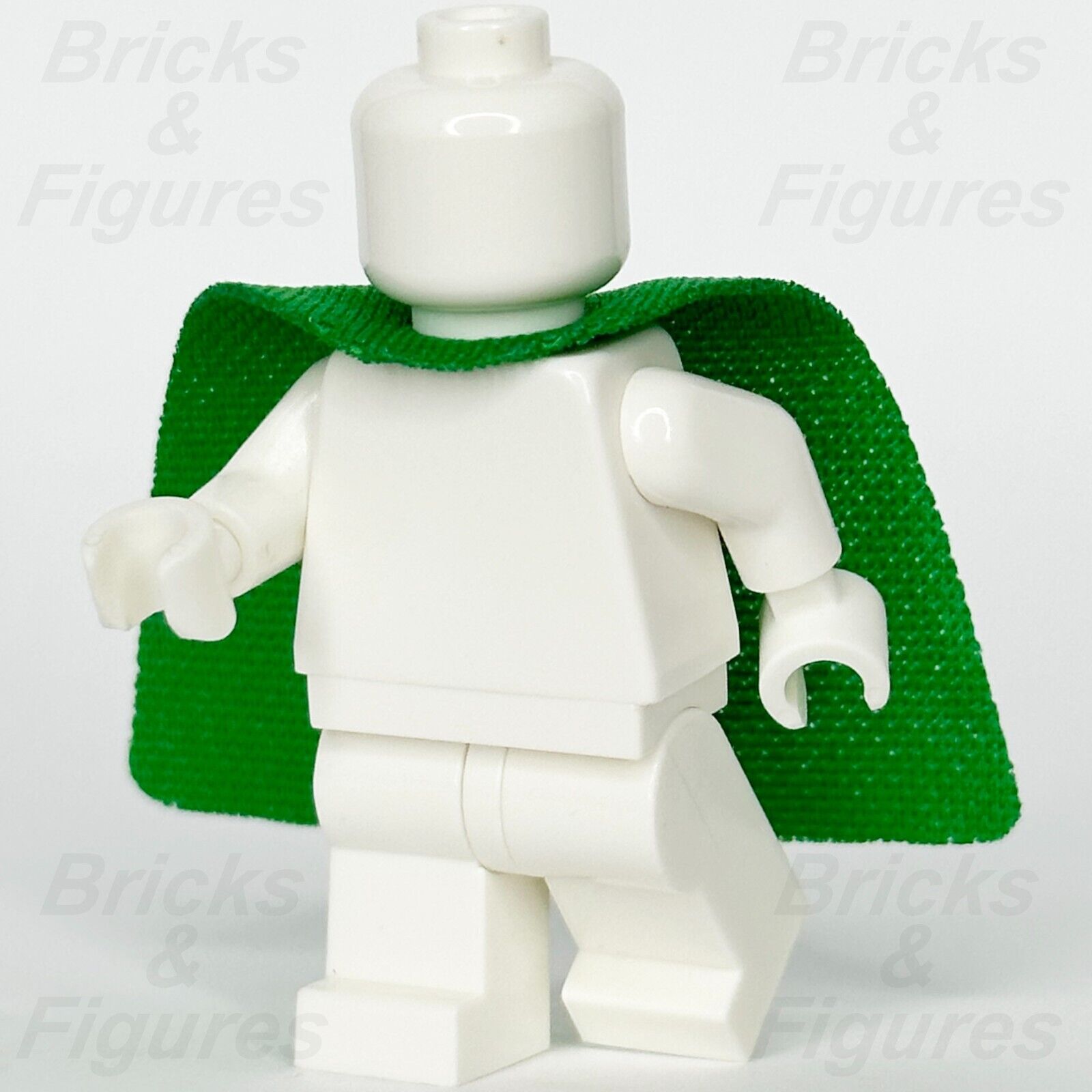 LEGO Green Minifigure Cape Cloth Spongy Body Wear Part Single Top Hole 37046 - Bricks & Figures