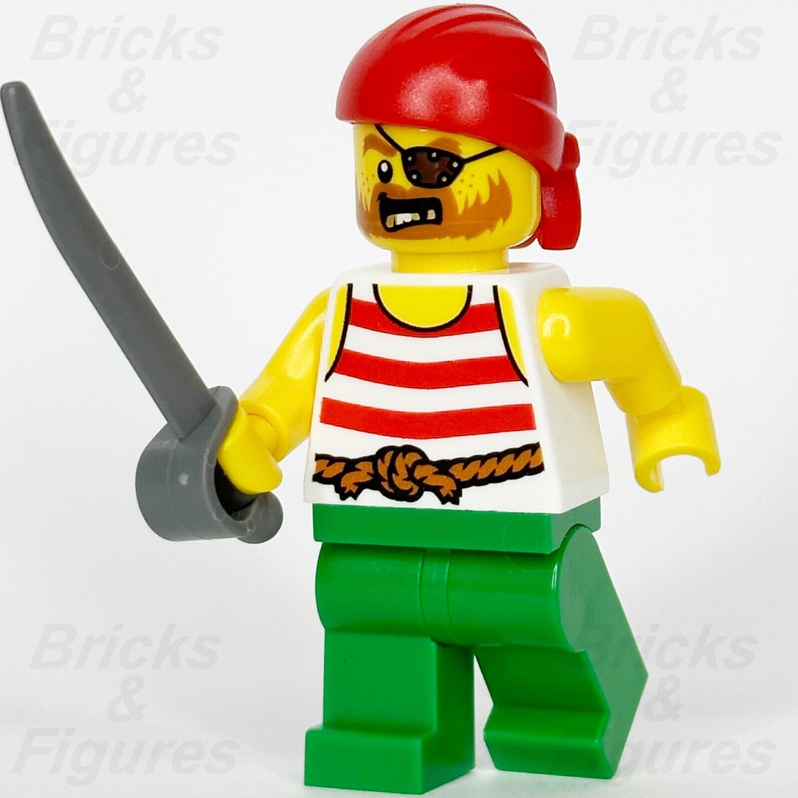 LEGO Pirate Minifigure Red Bandana Icons Pirates Imperial Soldiers 10320 pi190 - Bricks & Figures