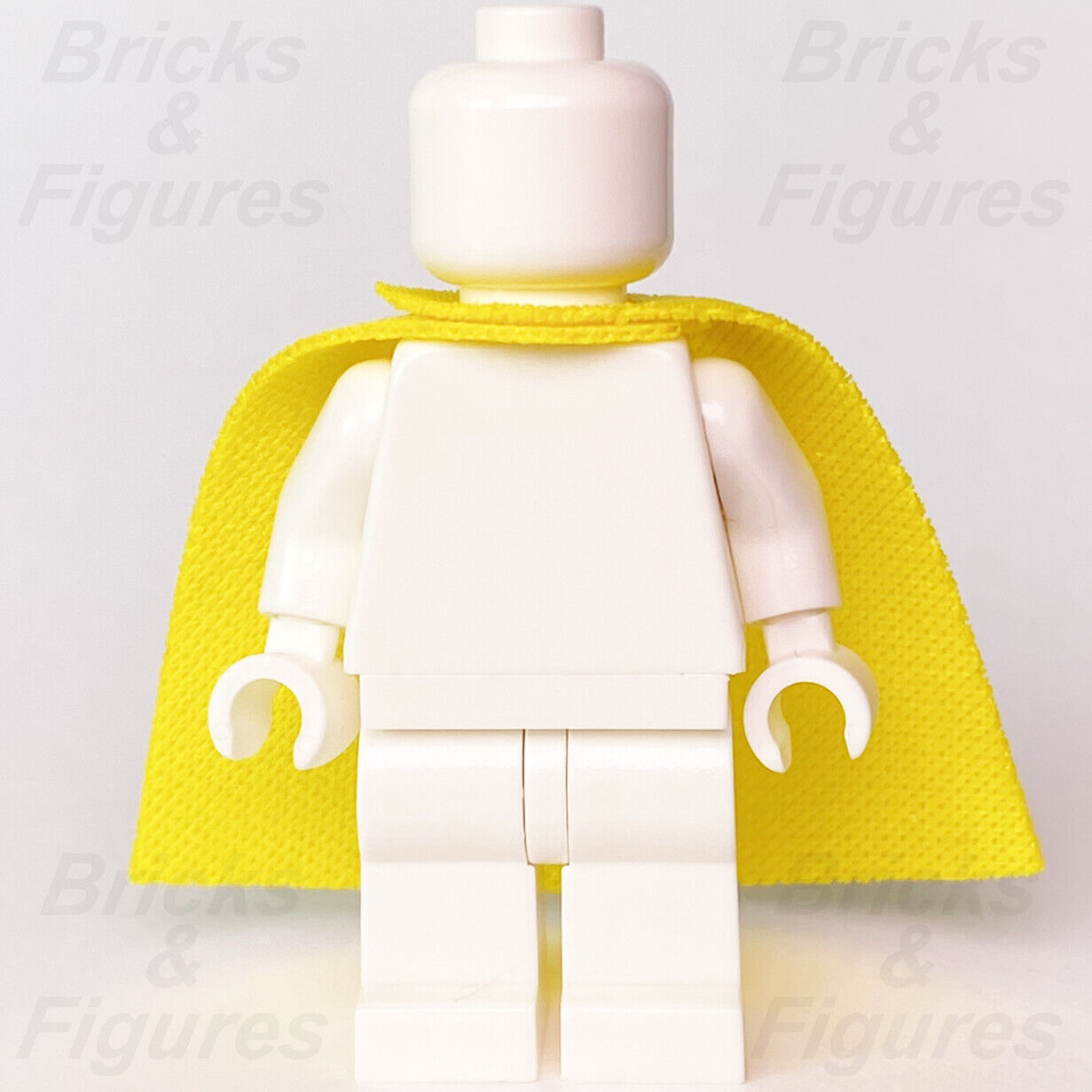 DC Super Heroes LEGO Yellow Spongy Cape Robe Cloth Minifigure Part 19888 76035 - Bricks & Figures