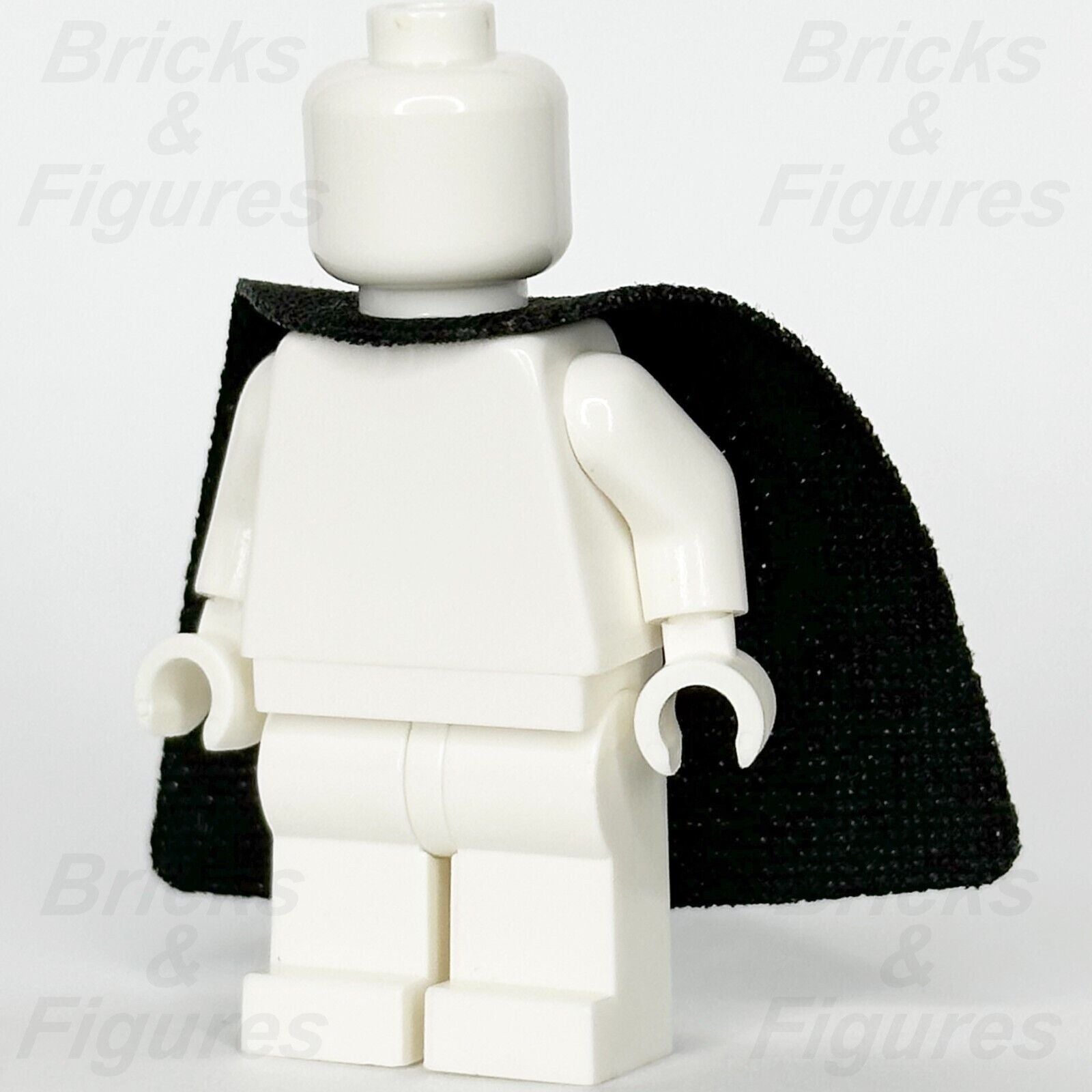 LEGO Black Minifigure Cape Cloth Spongy Body Wear Part Single Top Hole 37046 - Bricks & Figures