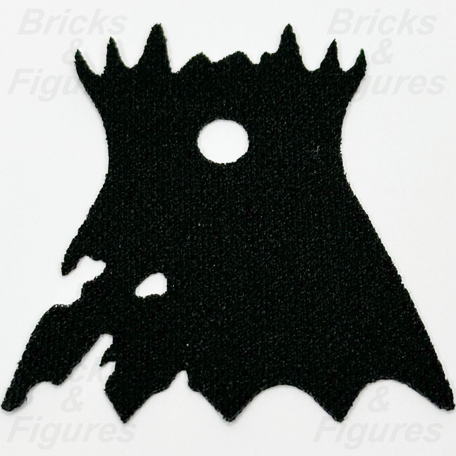 LEGO Black Minifigure Cape Cloth Tattered Spongy Body Wear Part 50525 70840 - Bricks & Figures