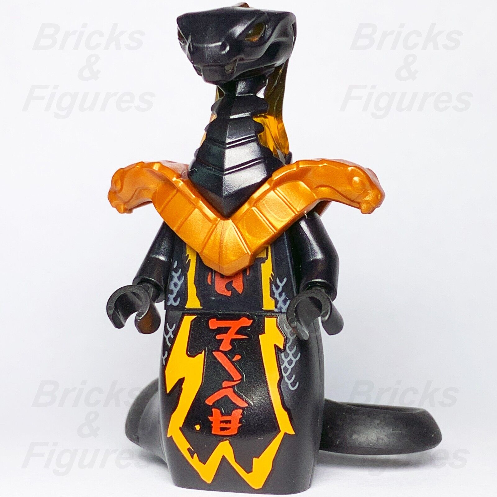 LEGO Ninjago Char Minifigure Pyro Vipers Black Snake Staff 70675 70677 njo541 - Bricks & Figures