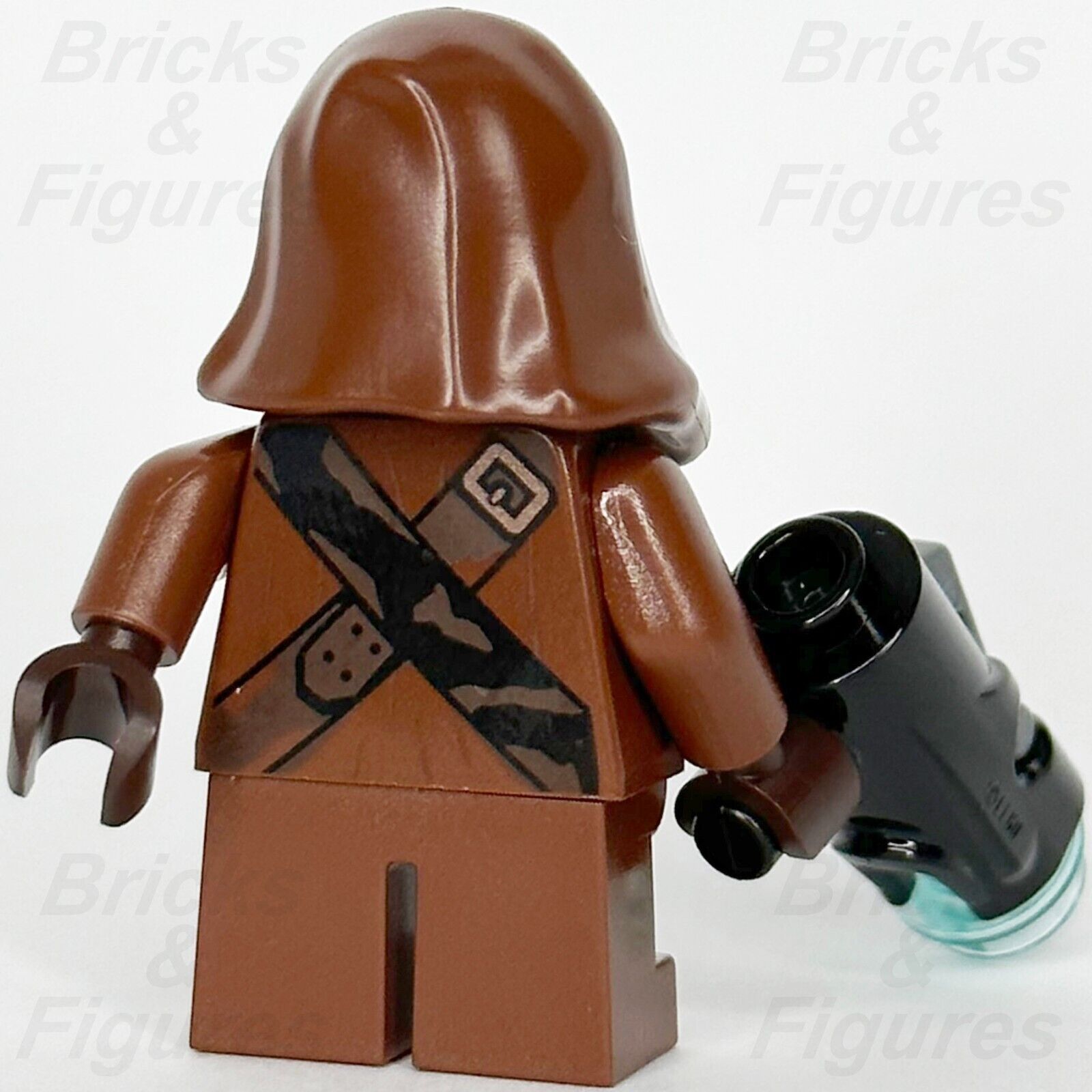 LEGO Star Wars Jawa Minifigure A New Hope Strap Black Stains 75220 75198 sw0896 - Bricks & Figures